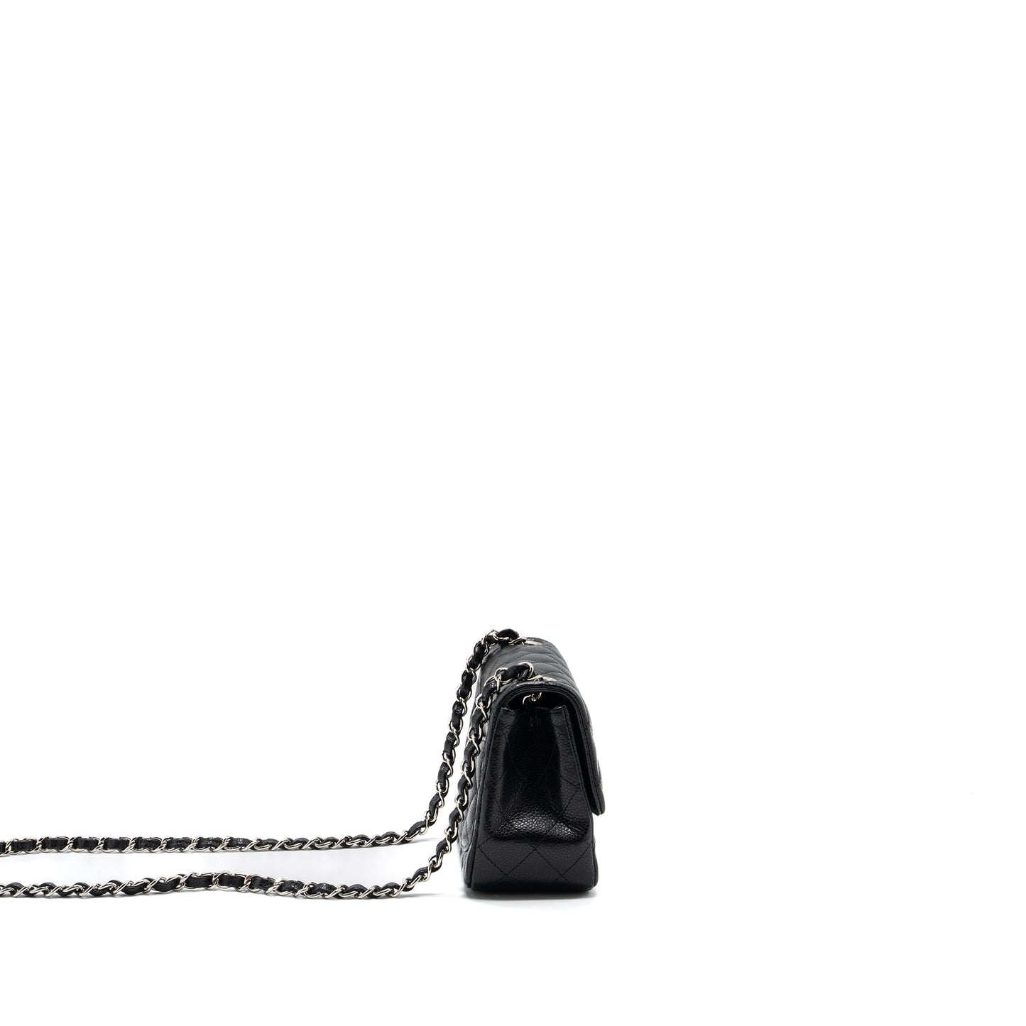 Chanel Classic Mini Square Flap Bag Caviar Black