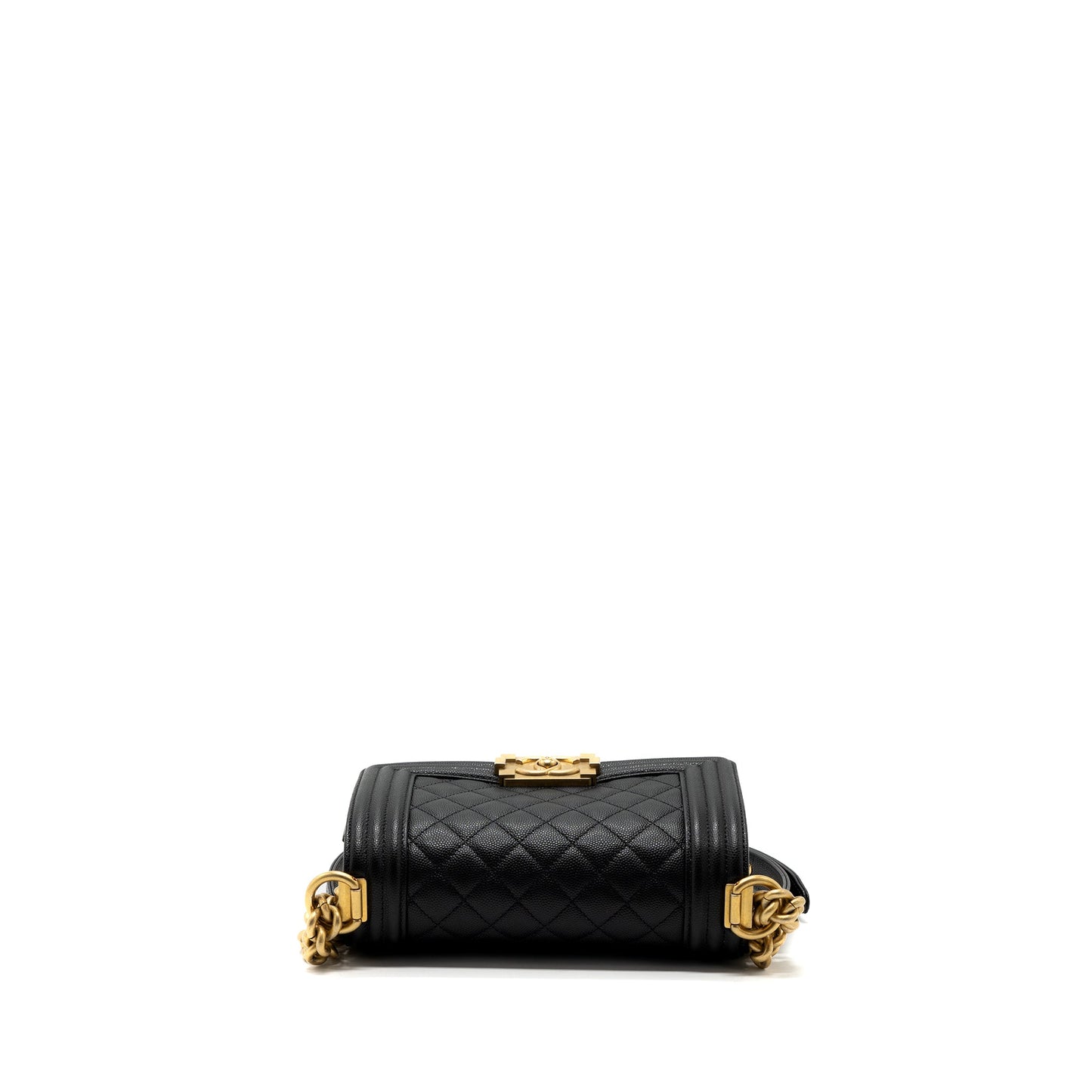 Chanel Small Boy Bag Caviar Black