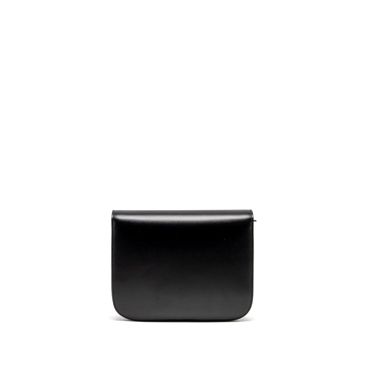 Luxury CELINE Medium Classic Box Bag Calfskin BLACK GHW (Copy)