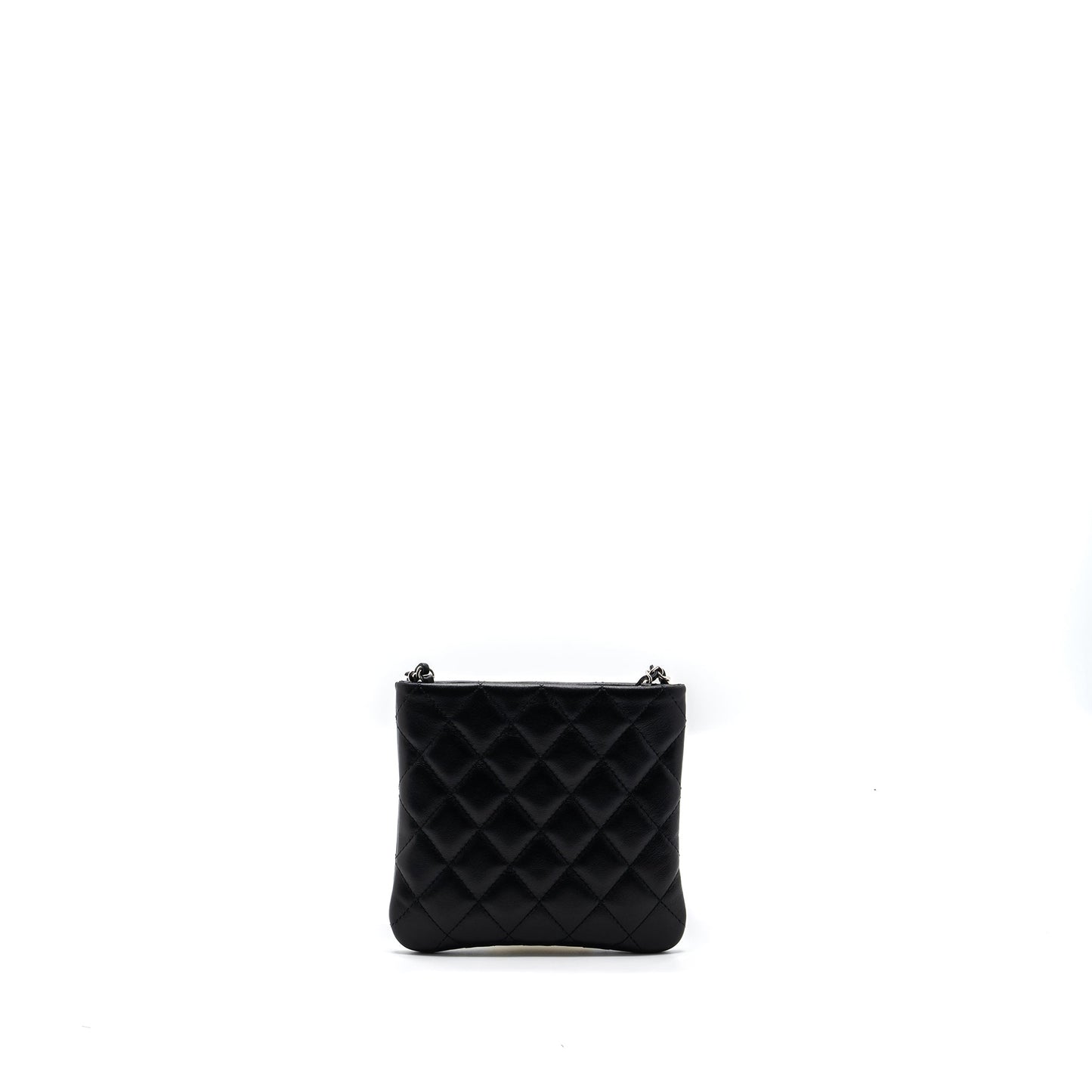 CHANEL SHOULDER BAG LAMBSKIN BLACK