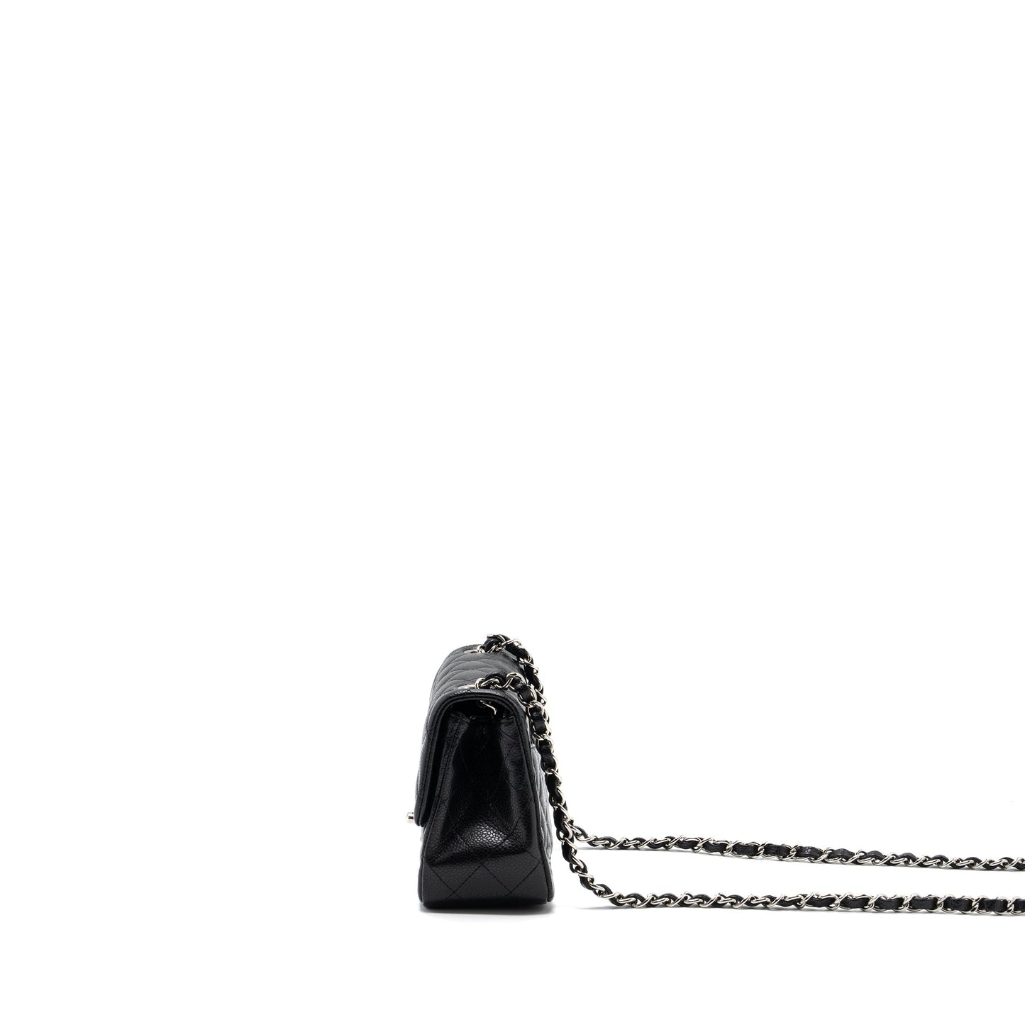 Chanel Classic Mini Square Flap Bag Caviar Black