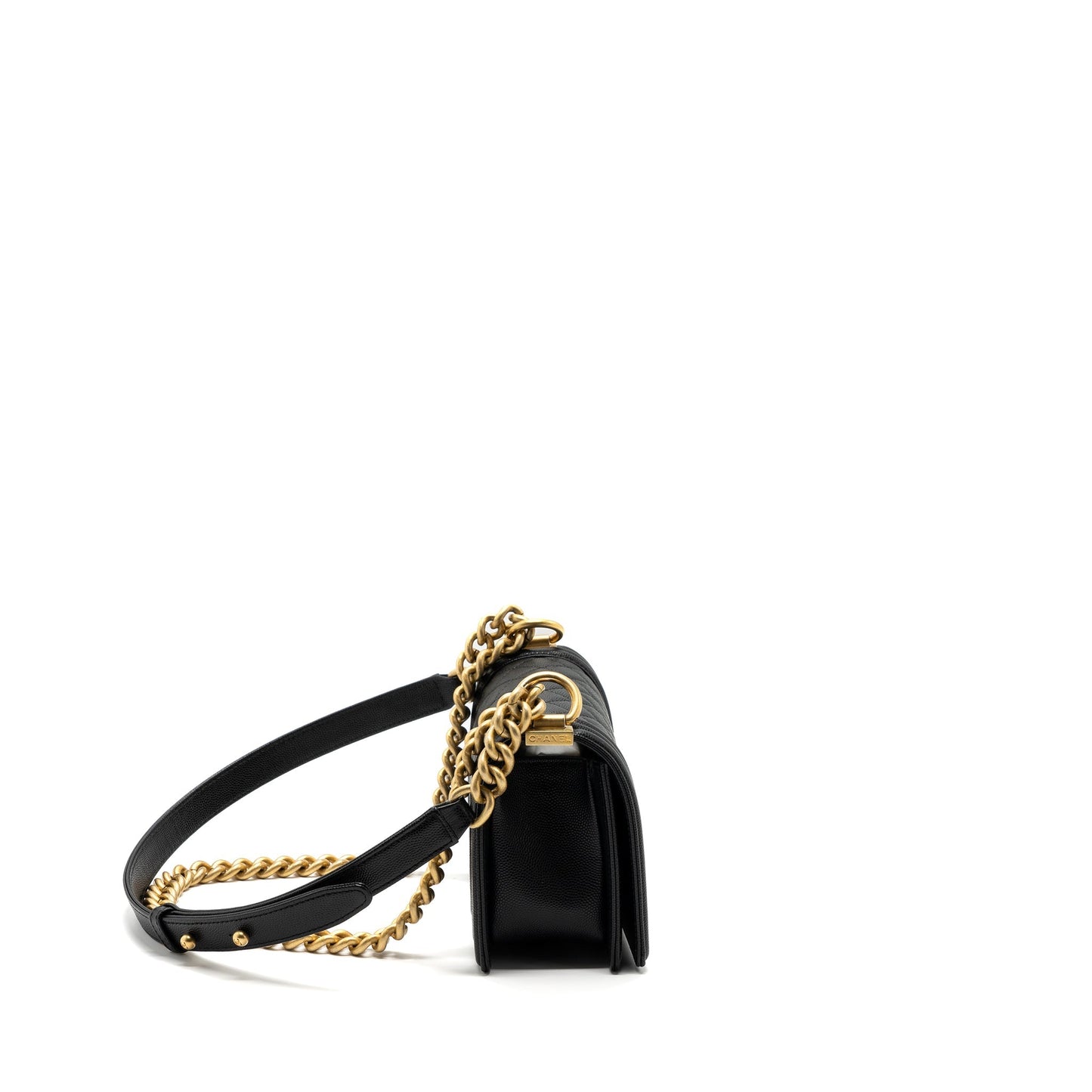Chanel Small Boy Bag Caviar Black
