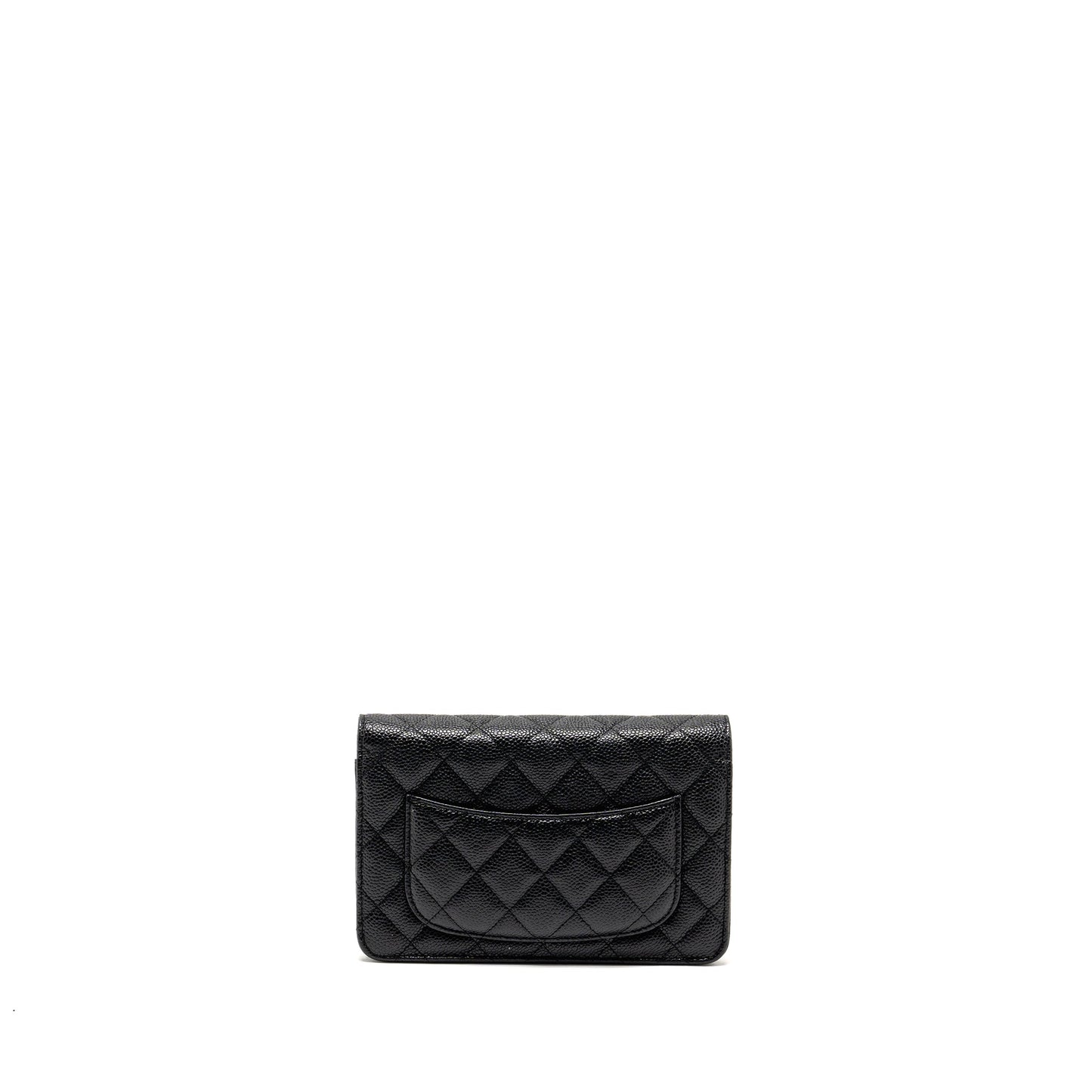 CHANEL Classic Wallet On Chain Caviar Black