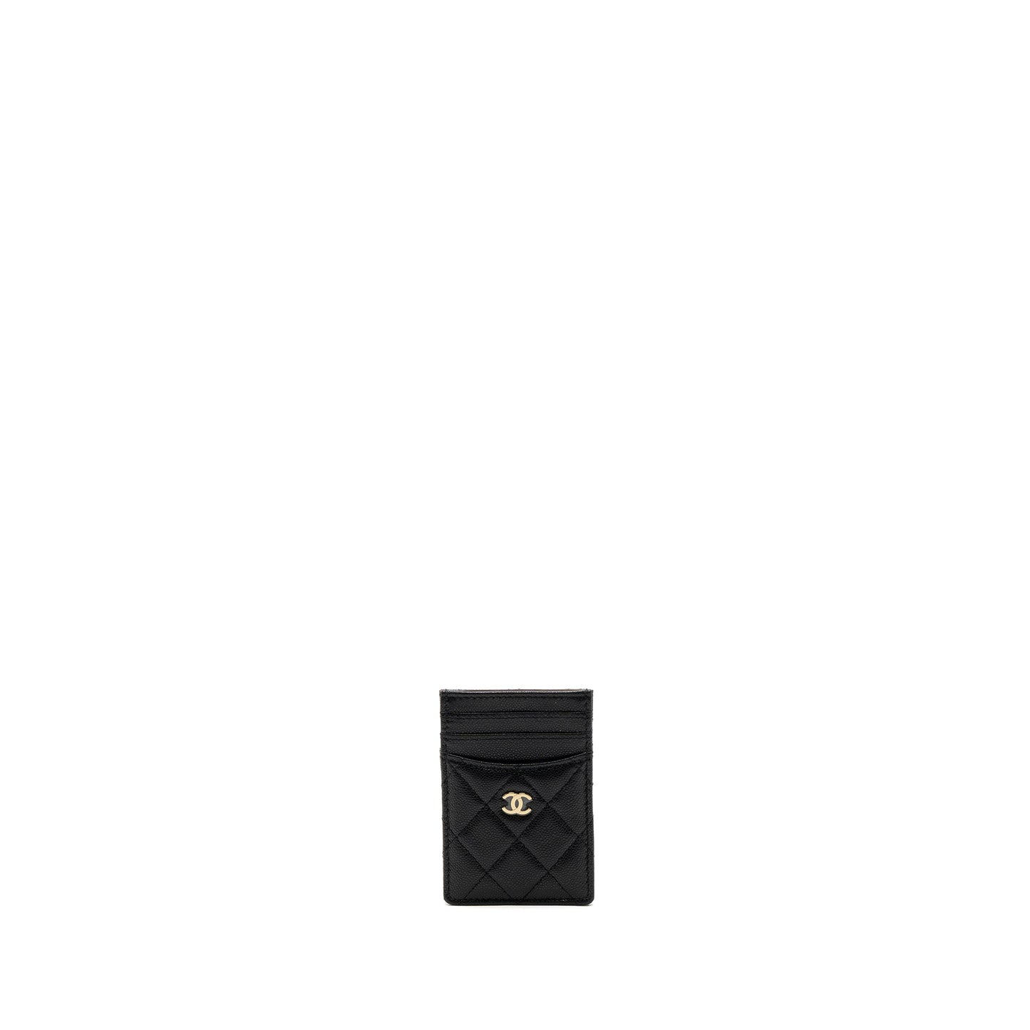 Chanel 23K Card Holder Caviar Black (Microchip)