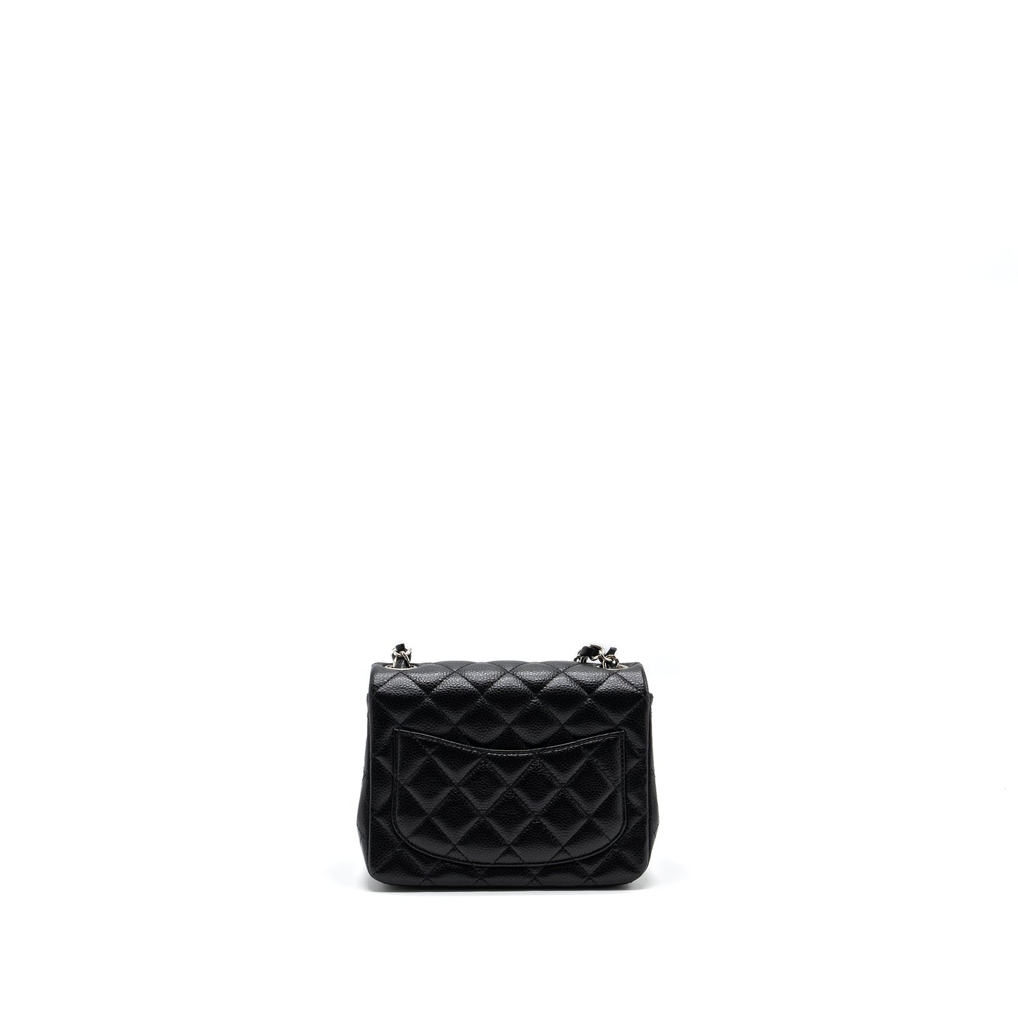 Chanel Classic Mini Square Flap Bag Caviar Black