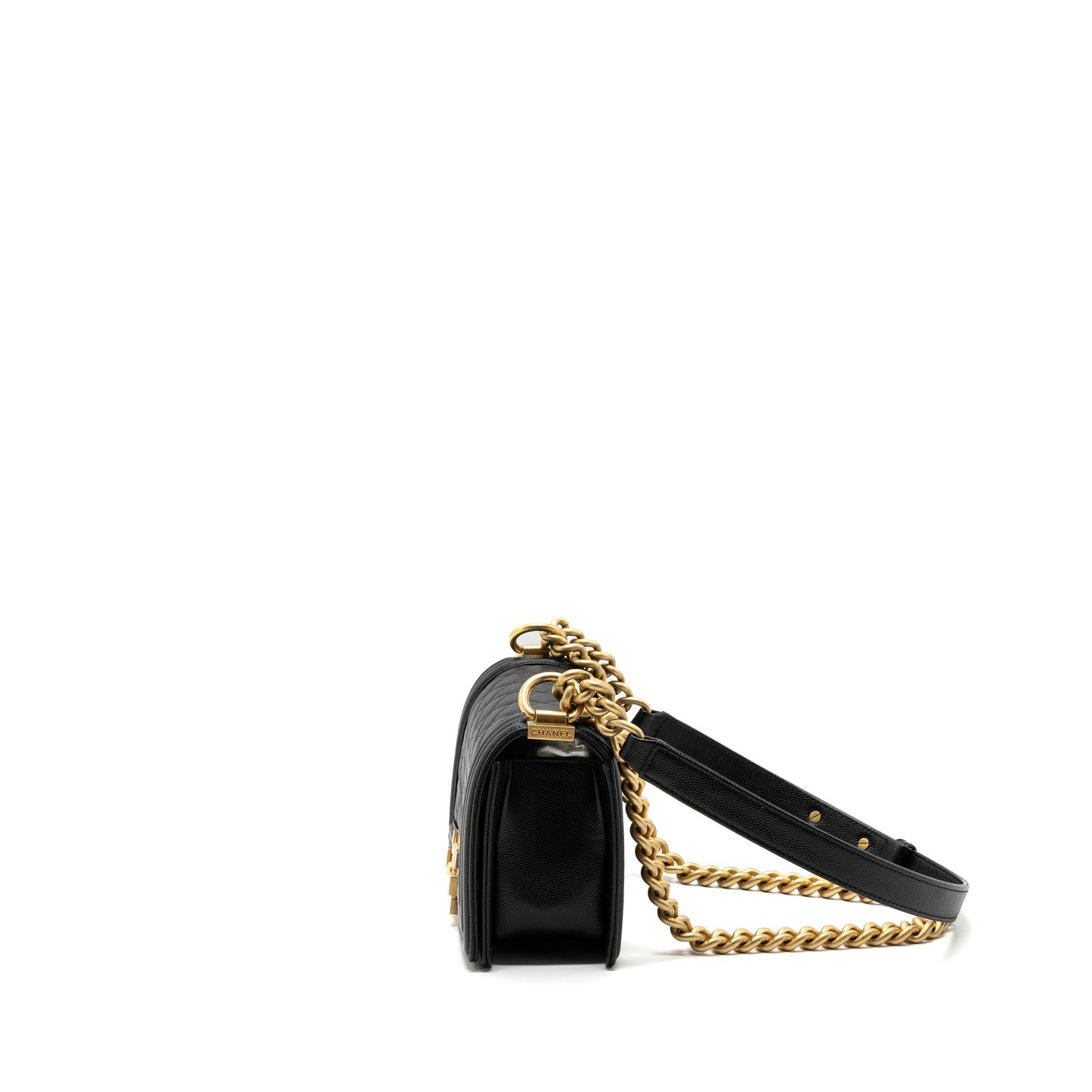 Chanel Small Boy Bag Caviar Black