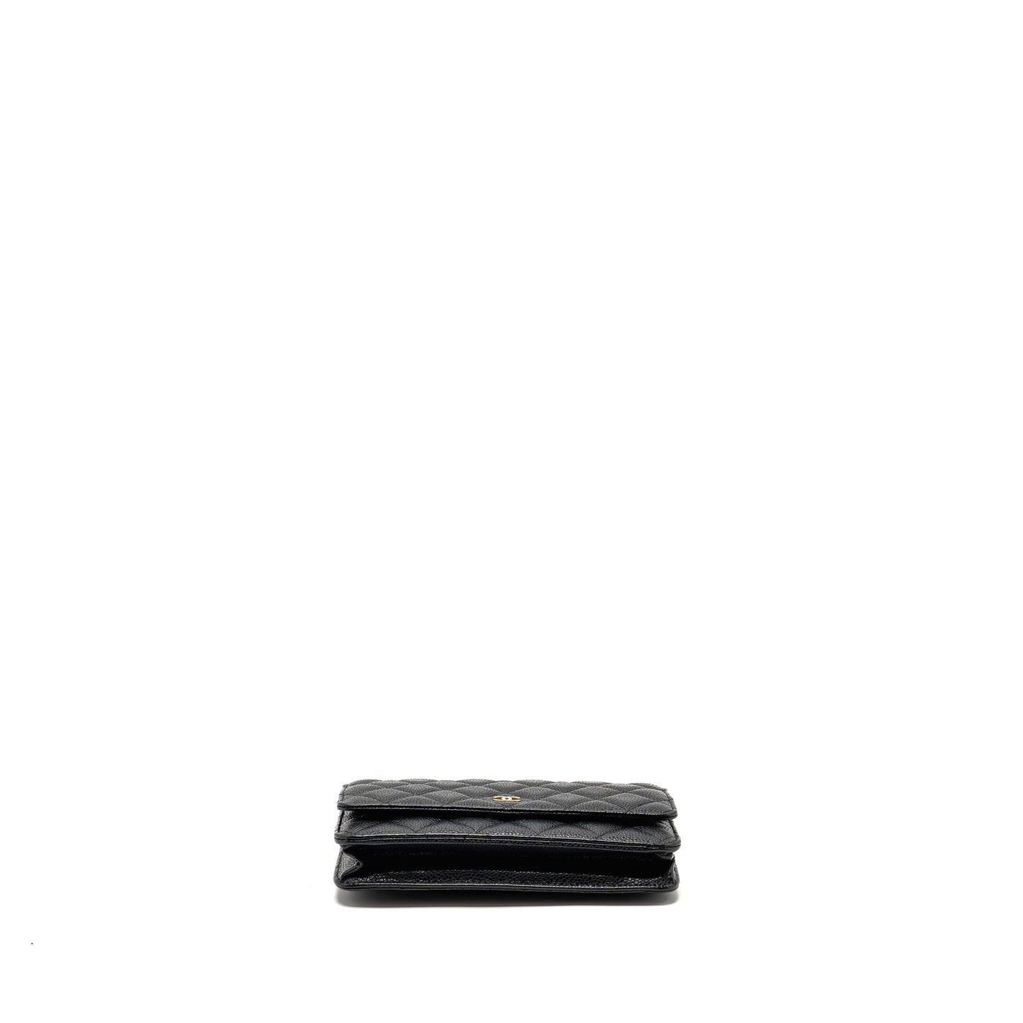 CHANEL Classic Wallet On Chain Caviar Black