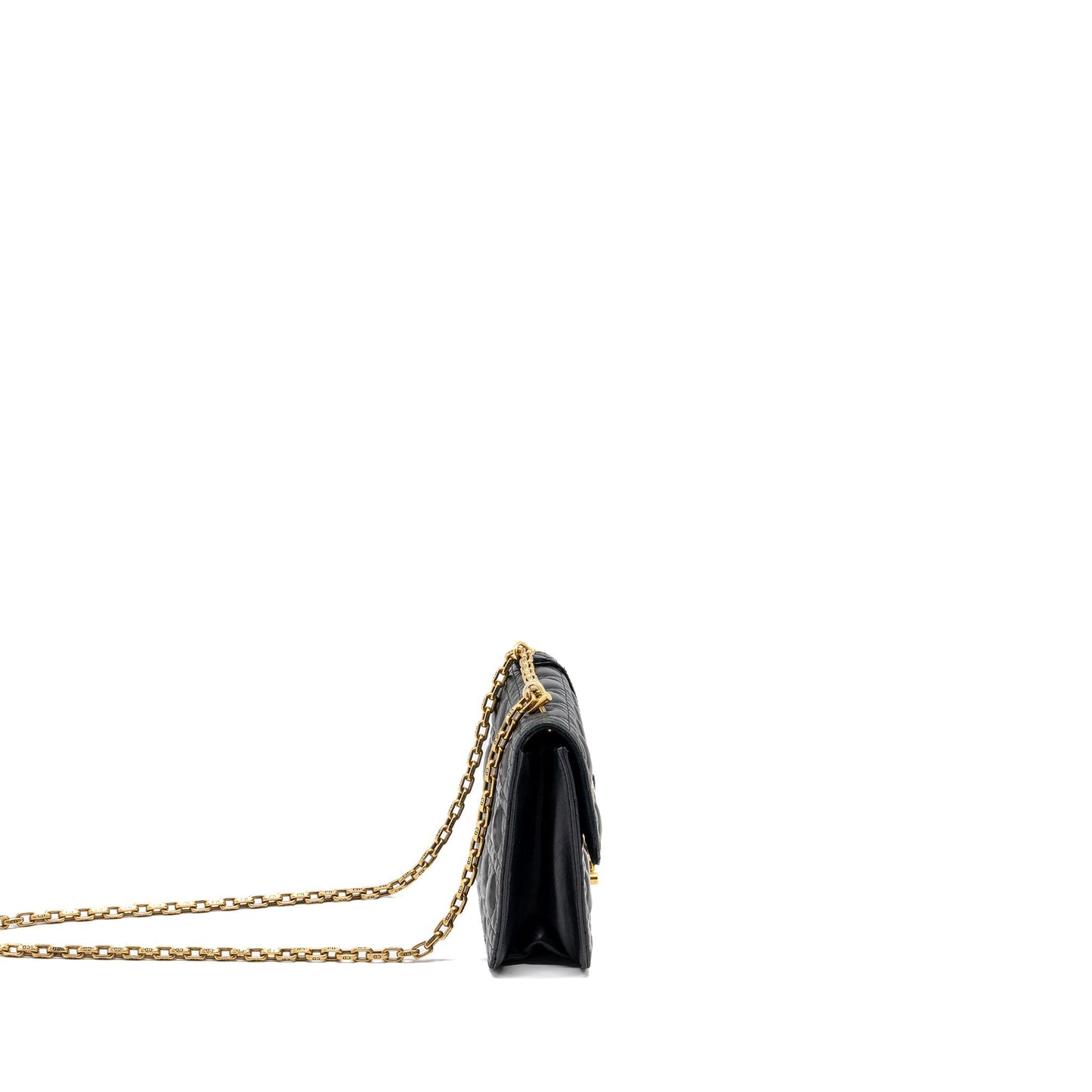 Dior Addict Flap Purse lambskin black