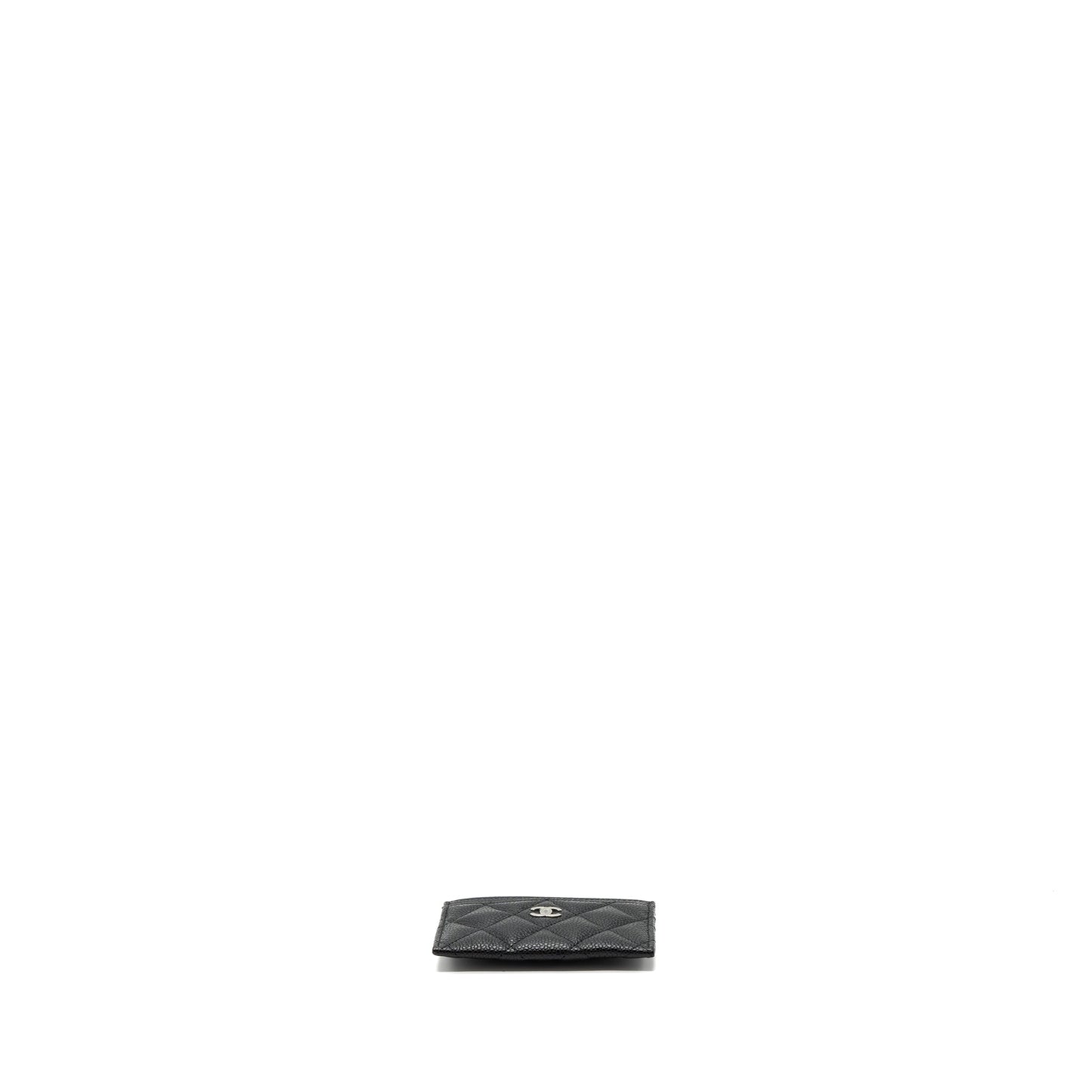 Chanel Classic Card Holder Caviar Black ( Microchip)
