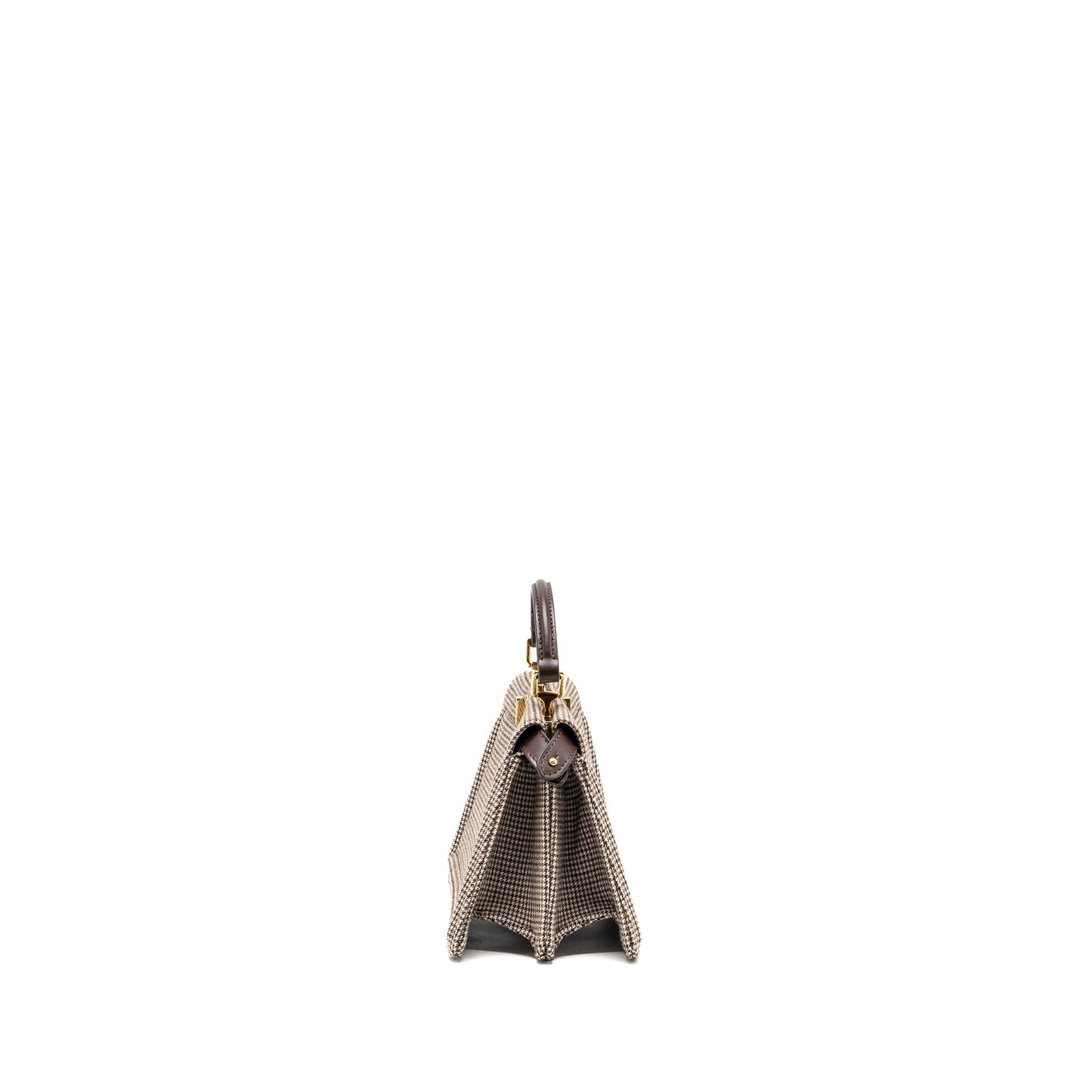 Fendi Peekaboo Iseeu Petite Mini fabric brown multicolour