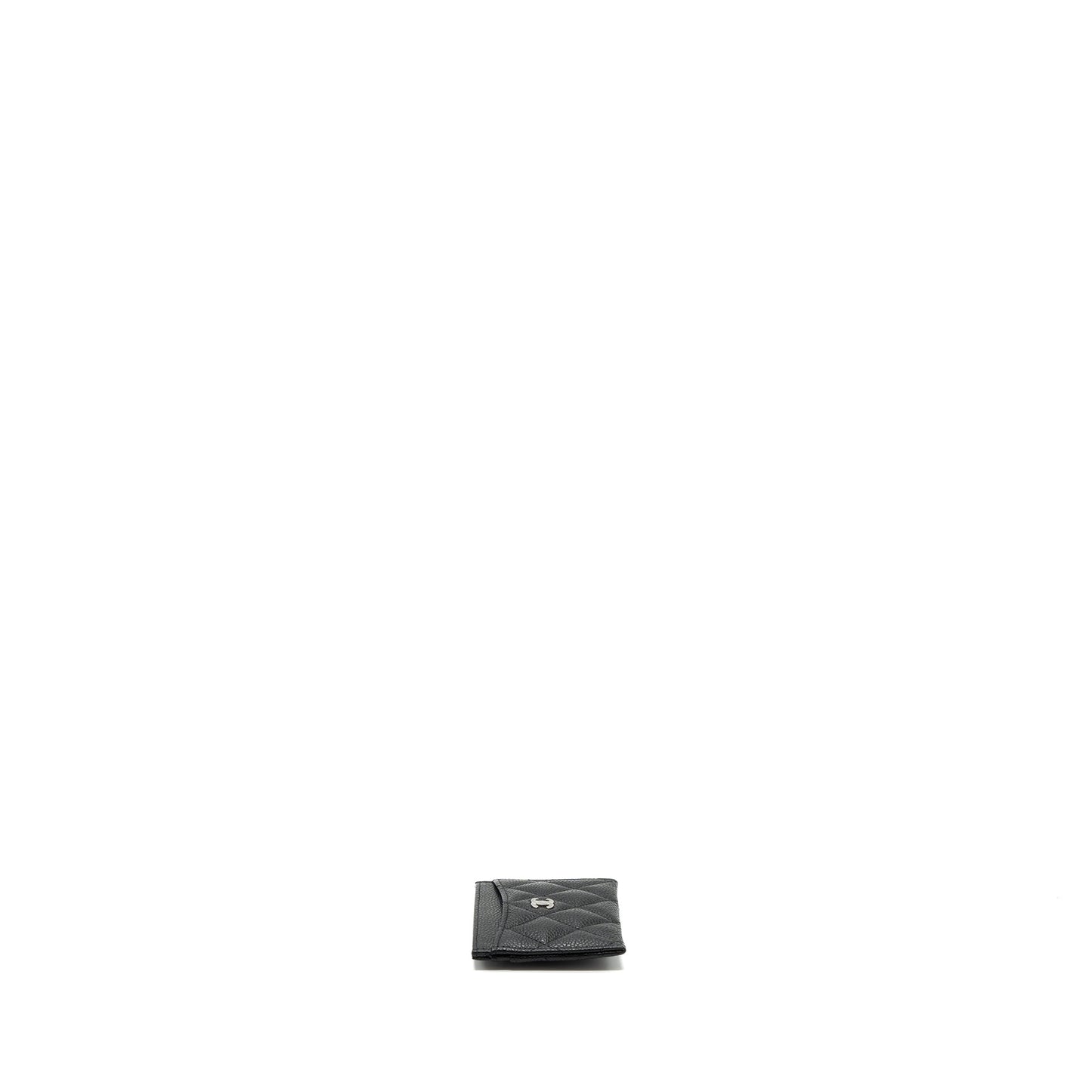 Chanel Classic Card Holder Caviar Black ( Microchip)