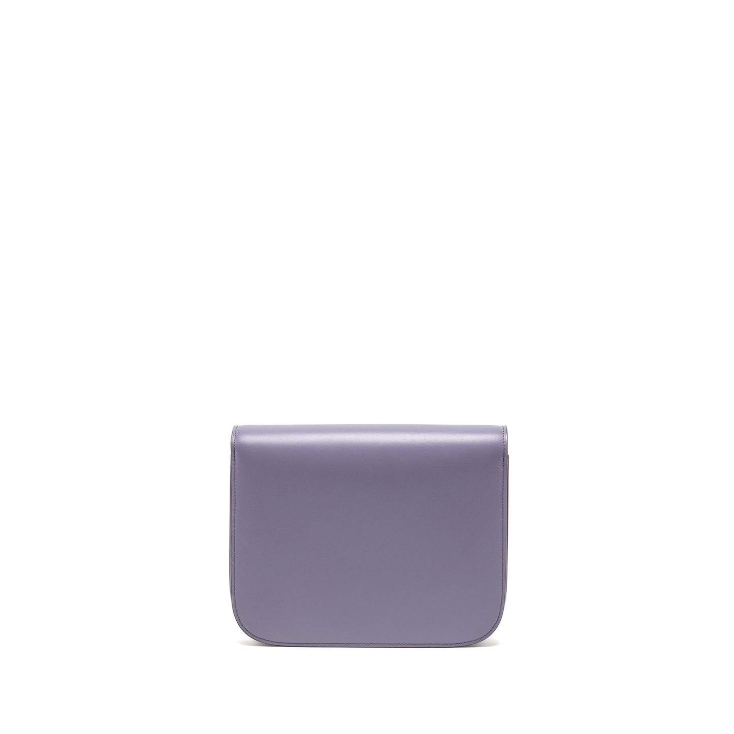 Luxury CELINE Medium Classic Box Bag Calfskin Purple SHW