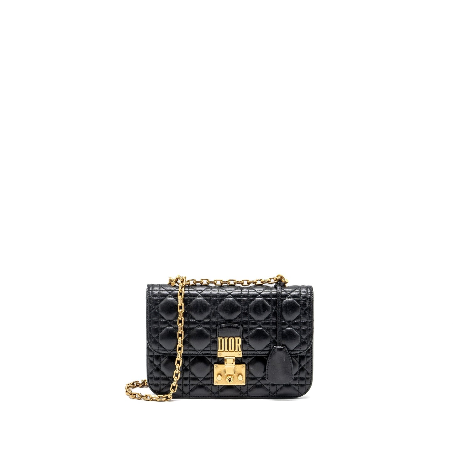 Dior Addict Flap Purse lambskin black