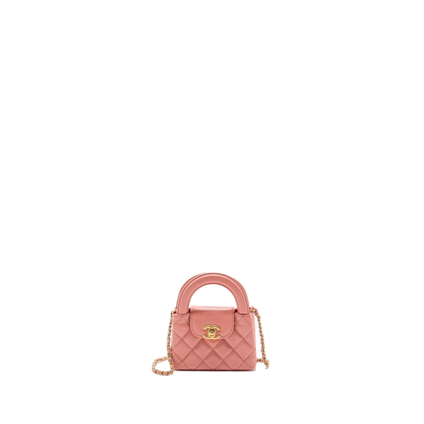 Chanel 23k Nano Shopping Tote Calfskin Pink (Microchip)