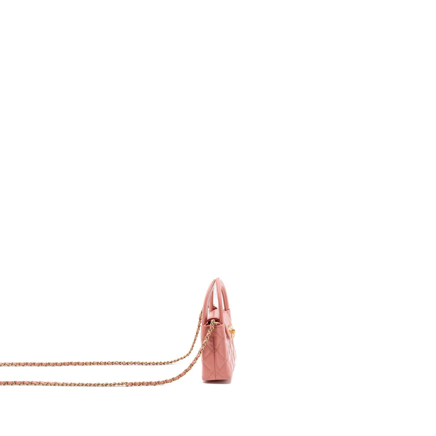 Chanel 23k Nano Shopping Tote Calfskin Pink (Microchip)