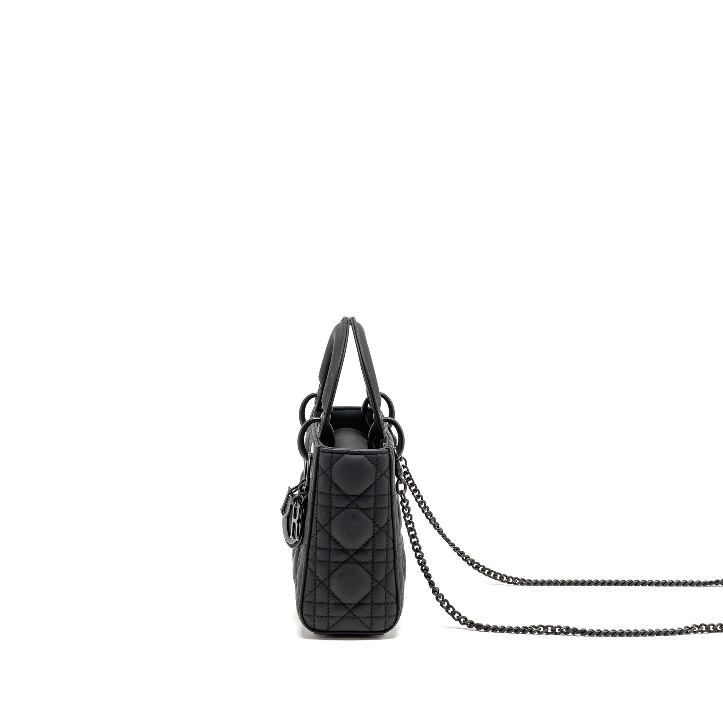 Mini Lady Dior Calfskin So Black