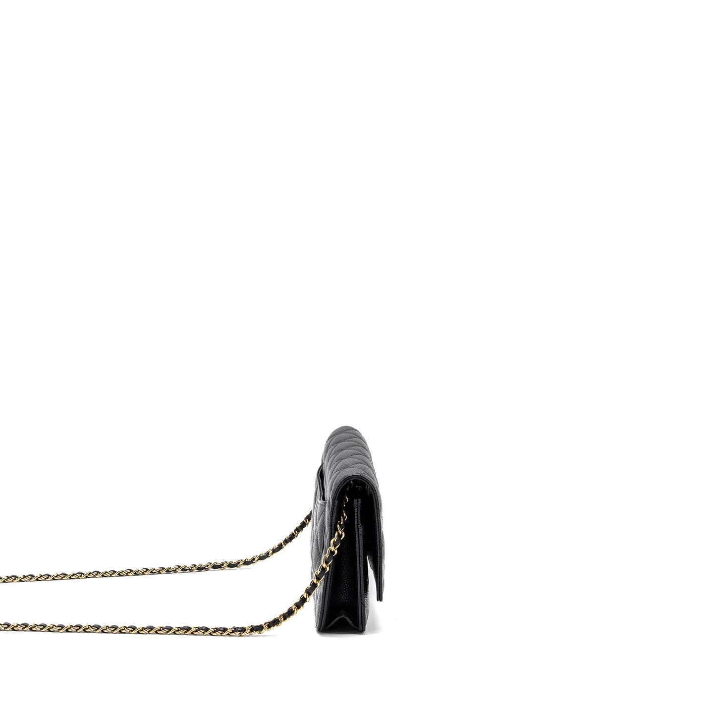 Chanel Classic Wallet On Chain Black Caviar Black