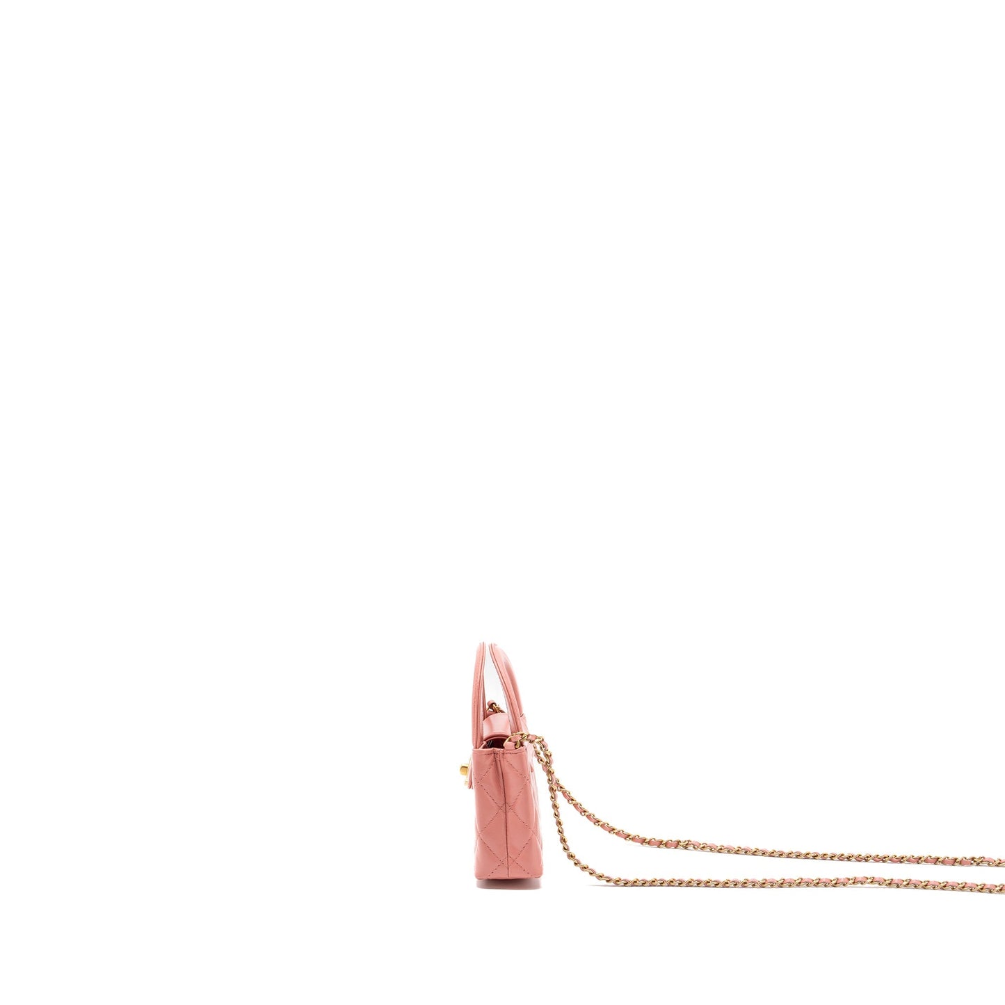 Chanel 23k Nano Shopping Tote Calfskin Pink (Microchip)