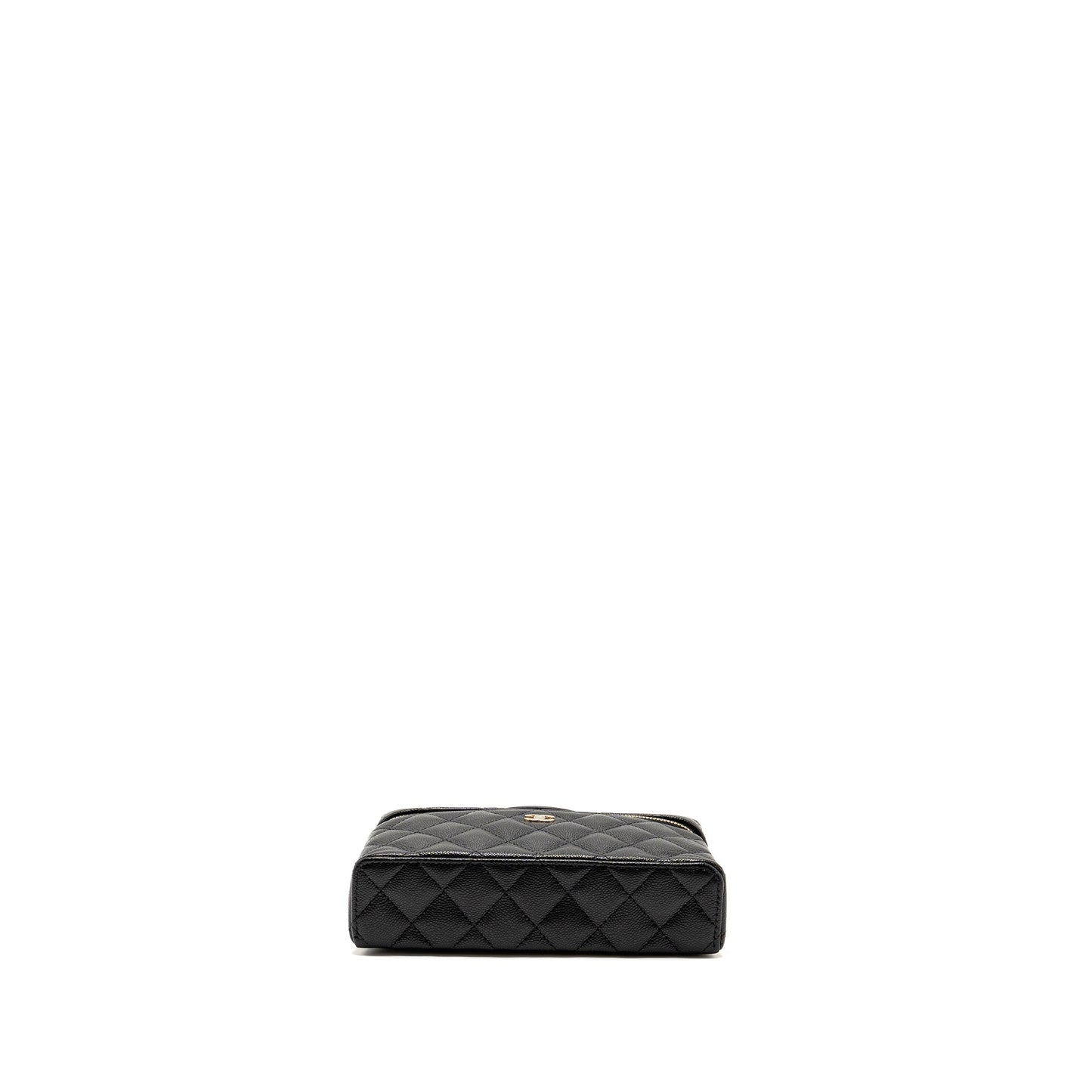 Chanel CC Top Handle Vanity Bag Caviar Black L (Microchip)