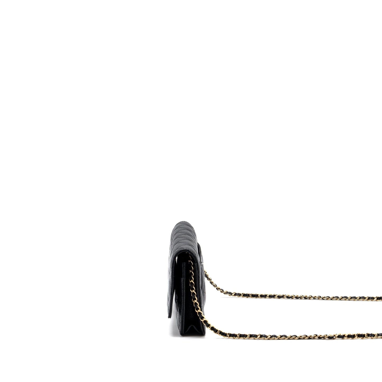 Chanel Classic Wallet On Chain Black Caviar Black