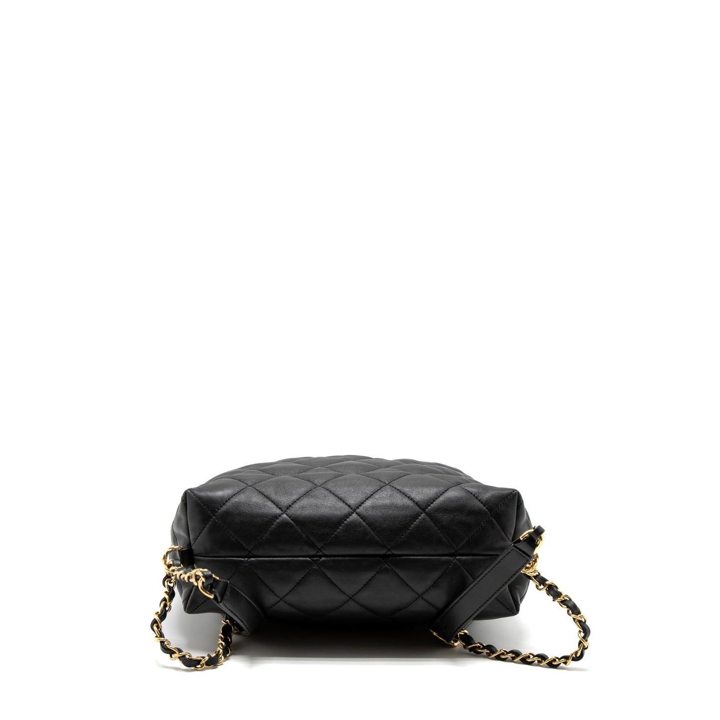 Chanel 22B Hobo Bag Lambskin Black Brushed  (Microchip)