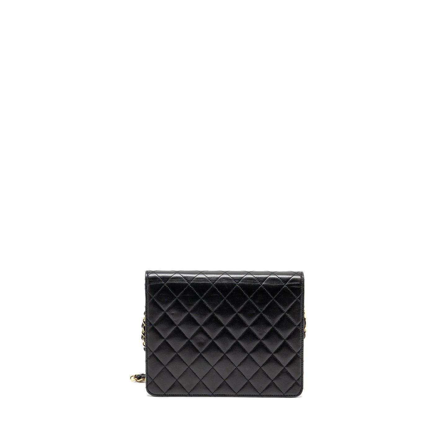 Chanel  Square Flap Chain Bag Lambskin Black