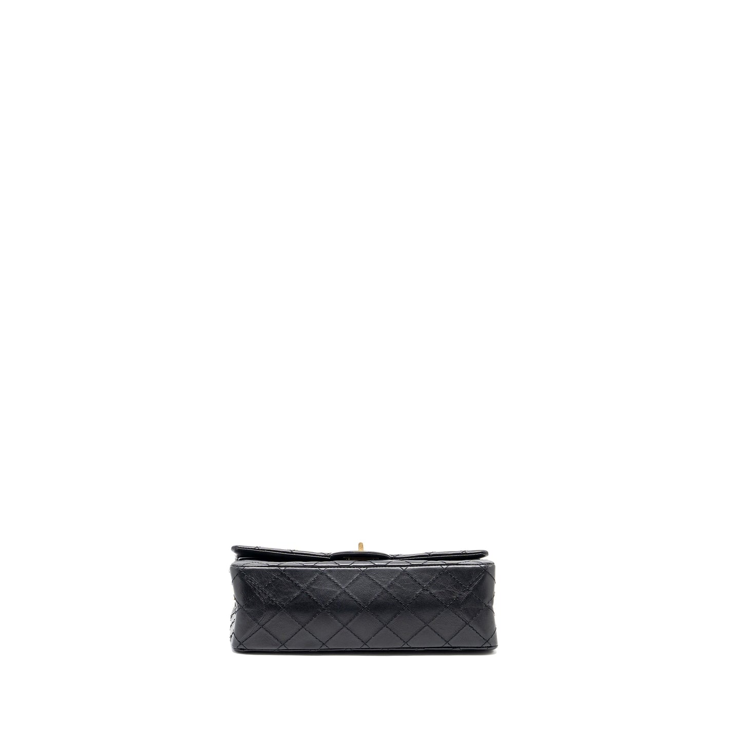 Chanel Small 2.55 reissue double flap bag aged calfskin black