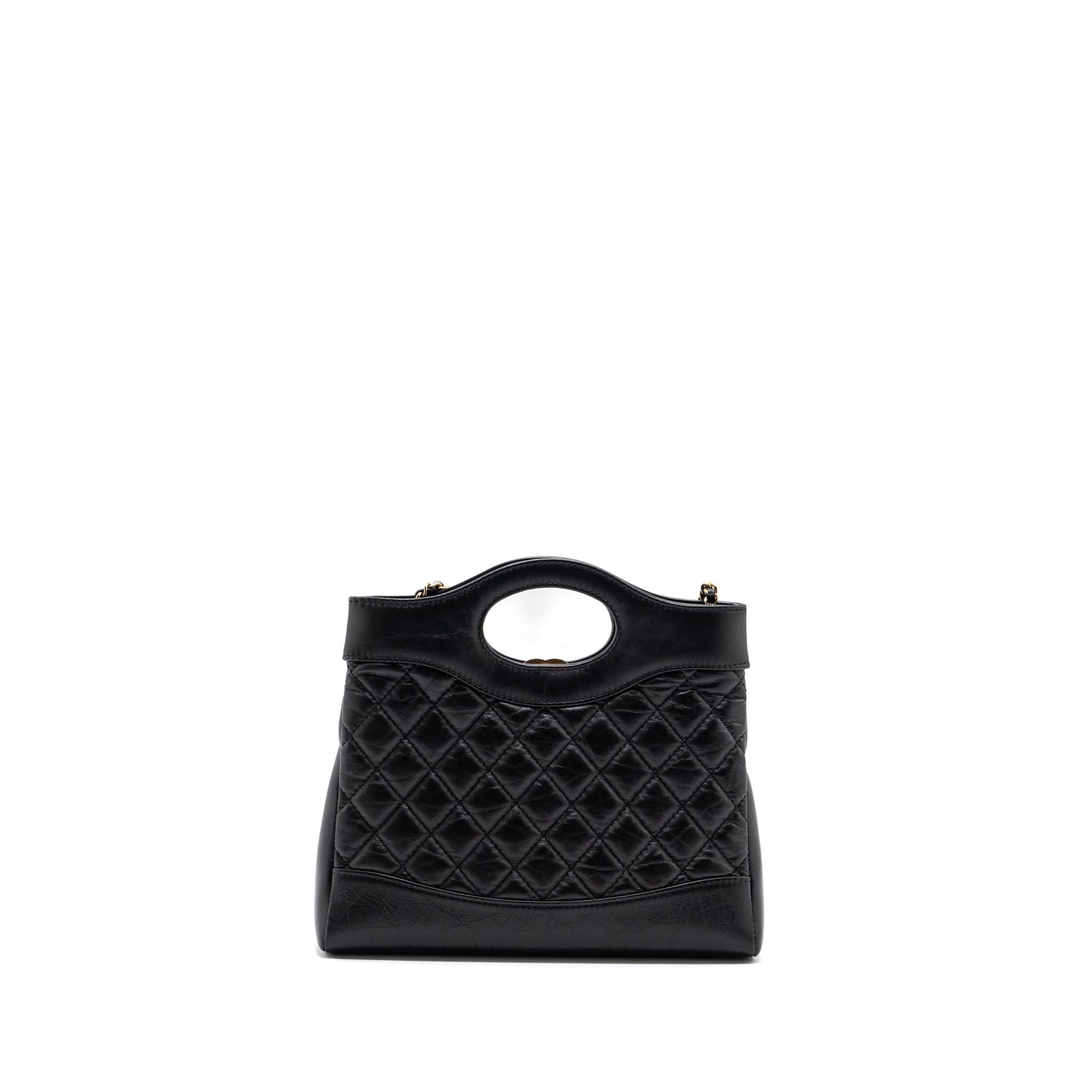 Chanel 23A Mini 31 Bag Calfskin Black L(Microchip)