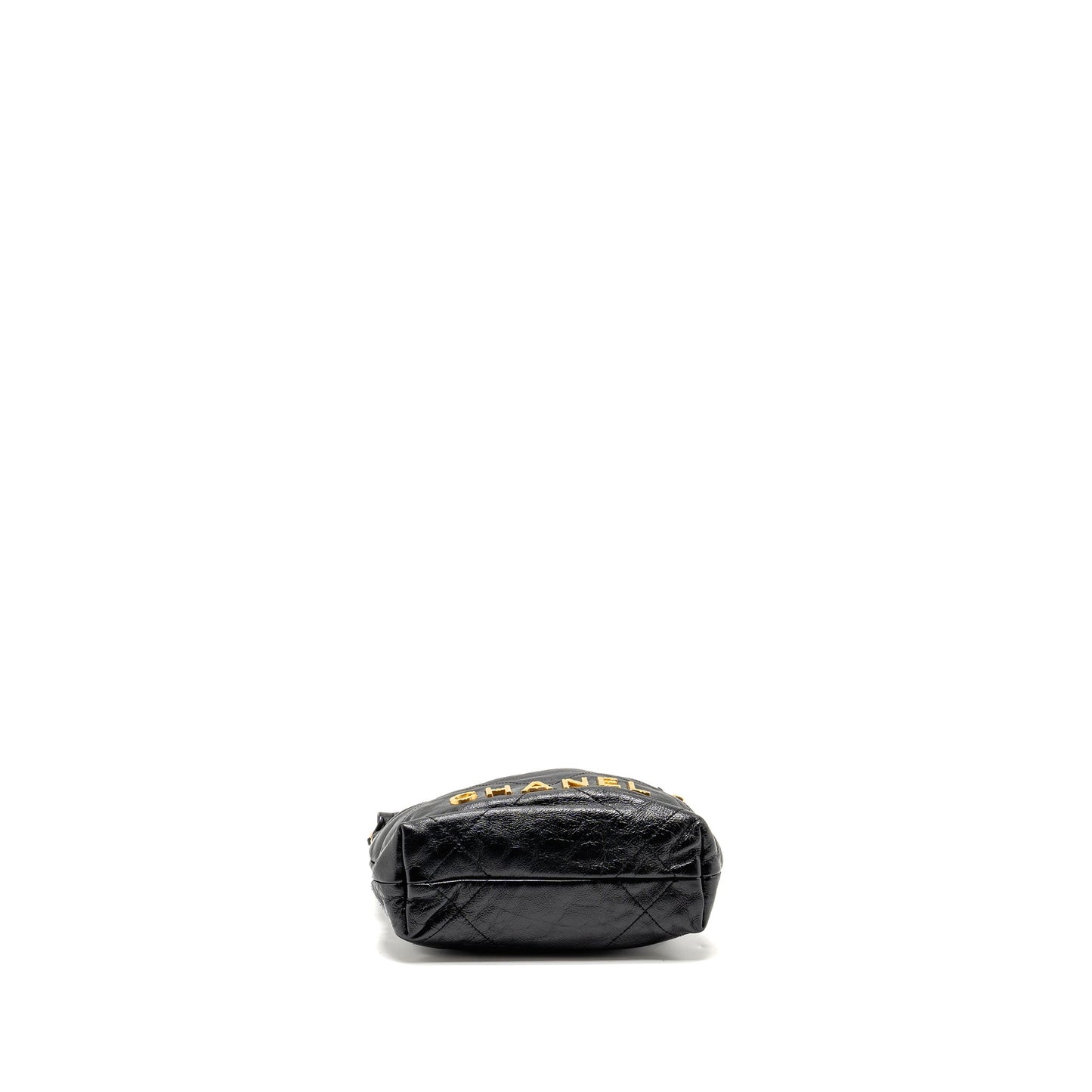 Chanel 23s Mini 22 Bag With Pearl Shiny Calfskin  (Microchip)