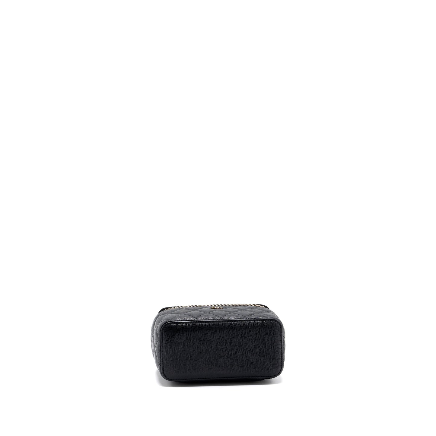 Chanel Long Vanity Case Caviar Black L