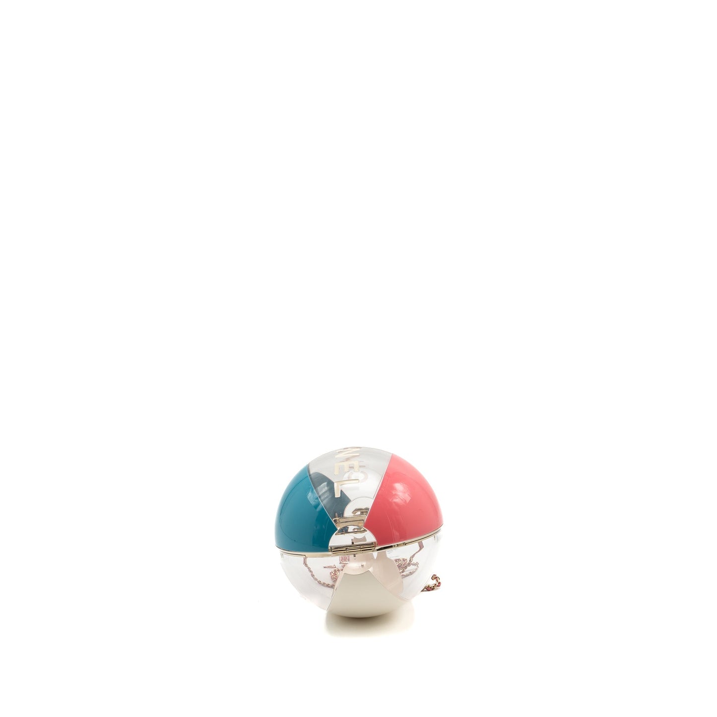 Chanel 19s Beach Ball Evening Bag Plexiglass Multicolour L