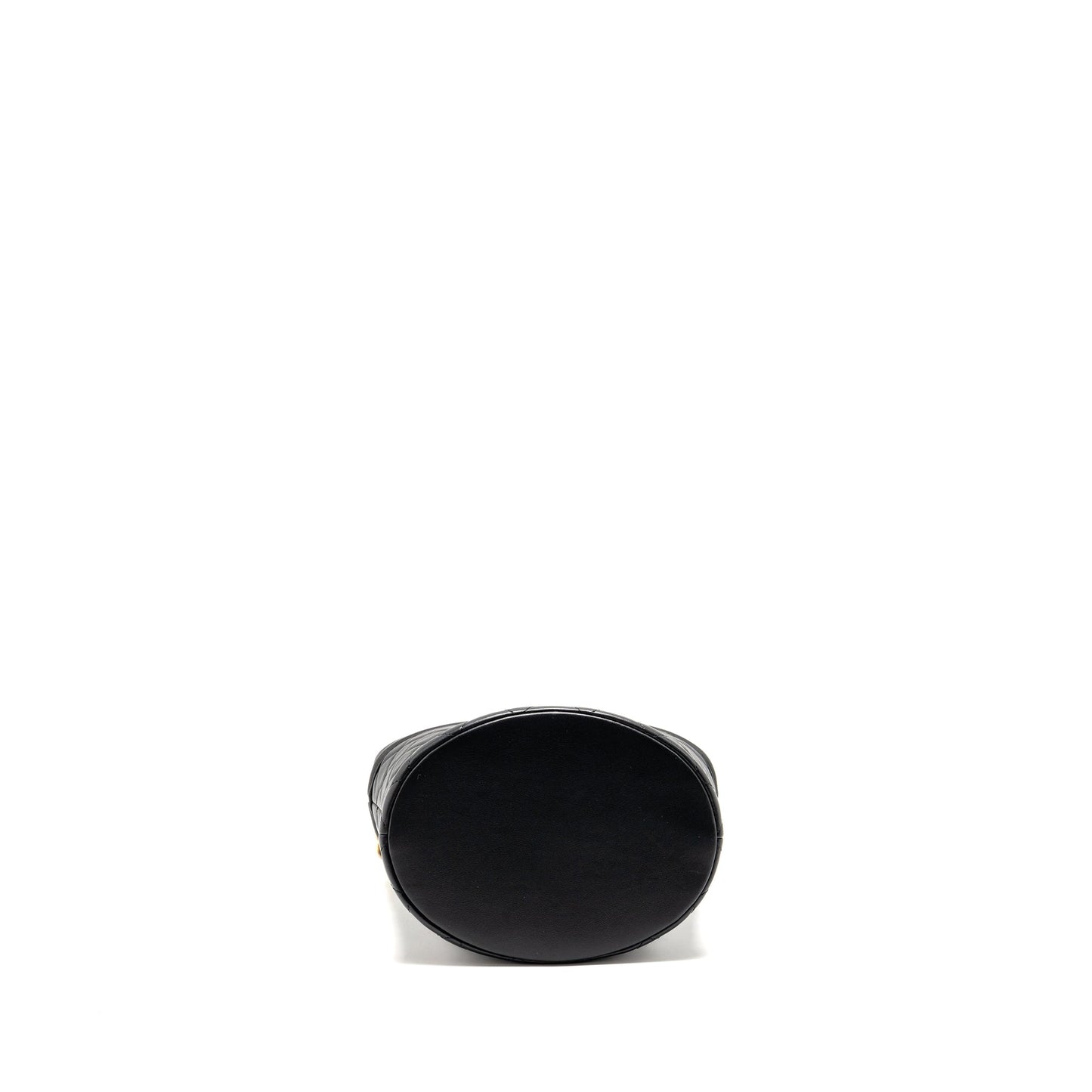 Chanel Top Handle Boy Bucket Bag Lambskin Black