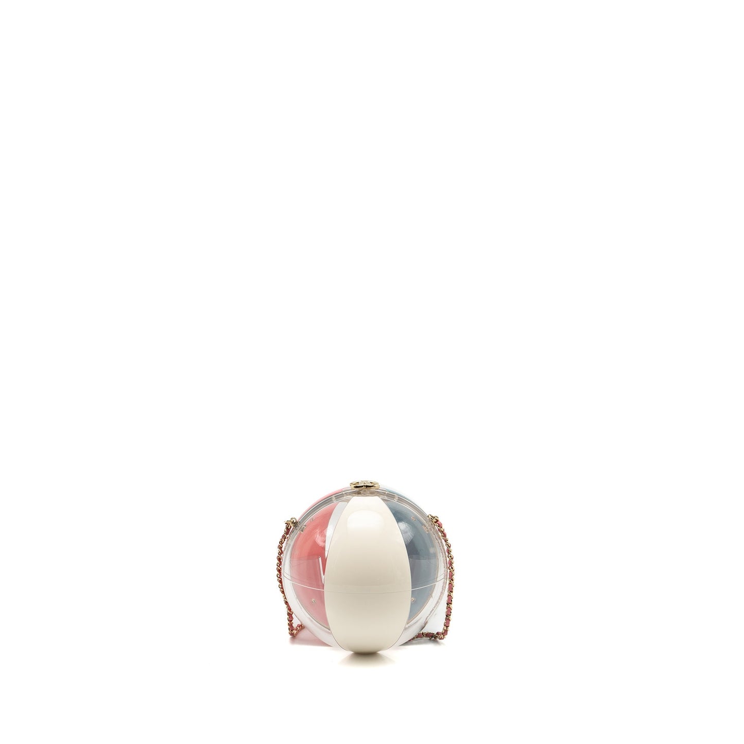 Chanel 19s Beach Ball Evening Bag Plexiglass Multicolour L
