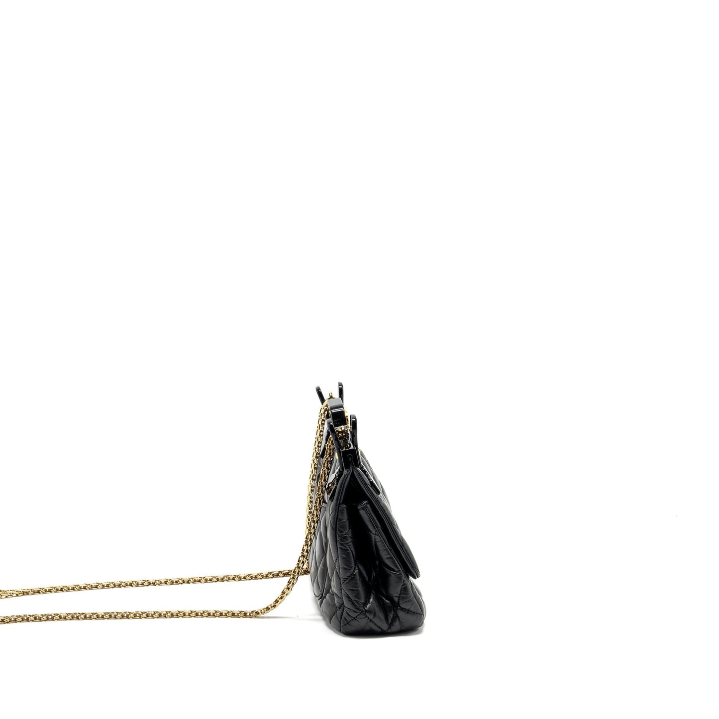Chanel Hanger Reissue Flap Bag Limited Edition Aged Calfskin Black