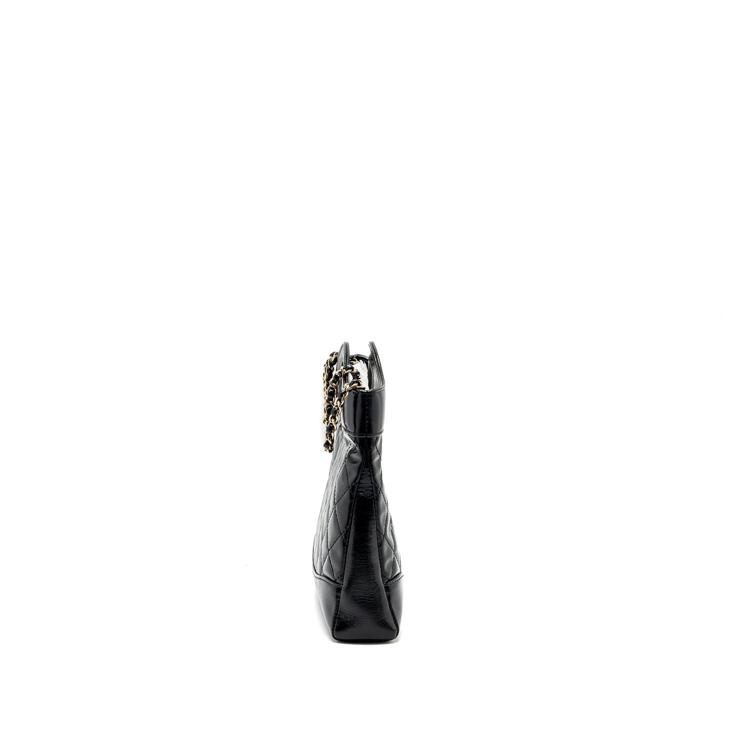 Chanel 23C mini 31 bag shiny calfskin black L (microchip)