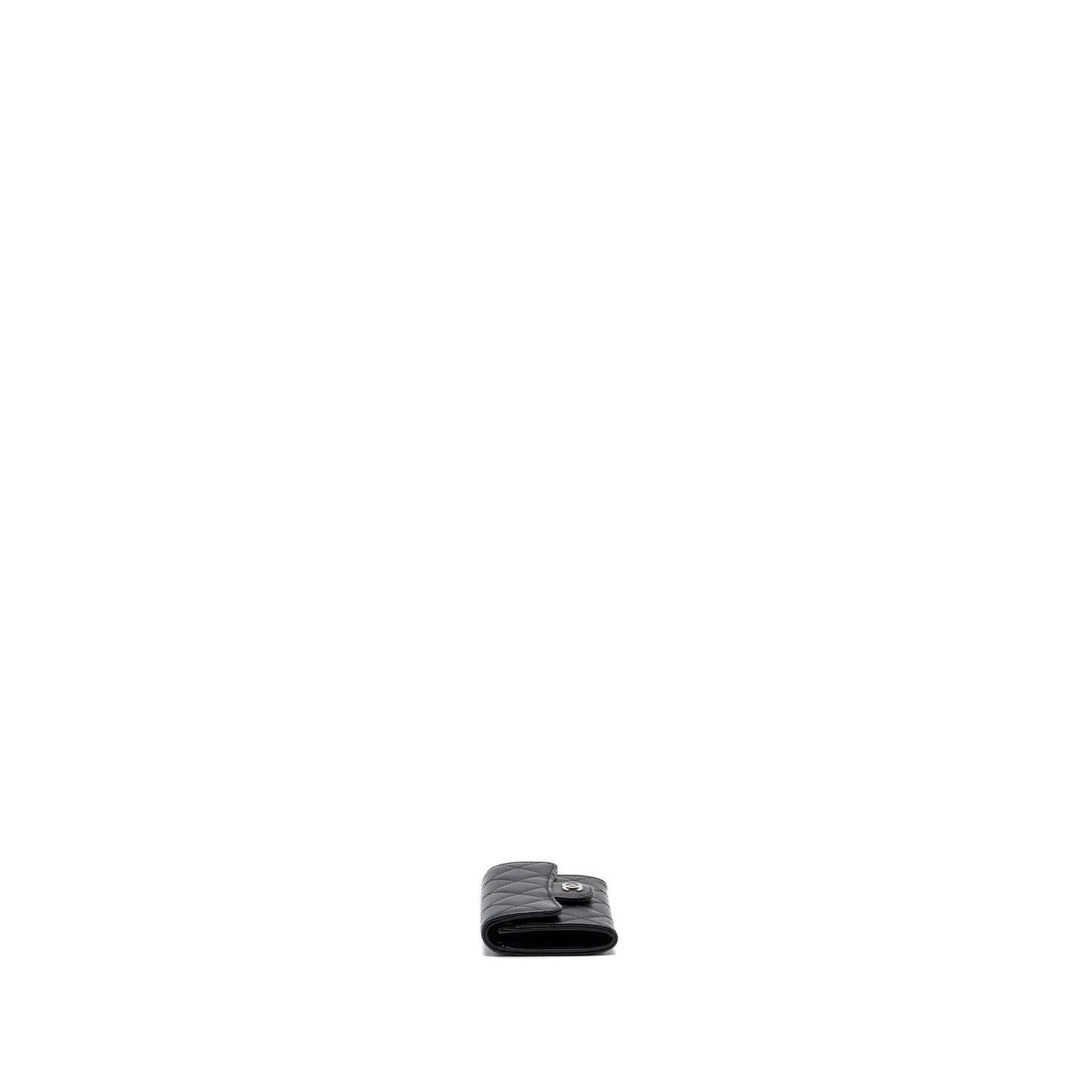 Chanel Classic flap card holder lambskin Black