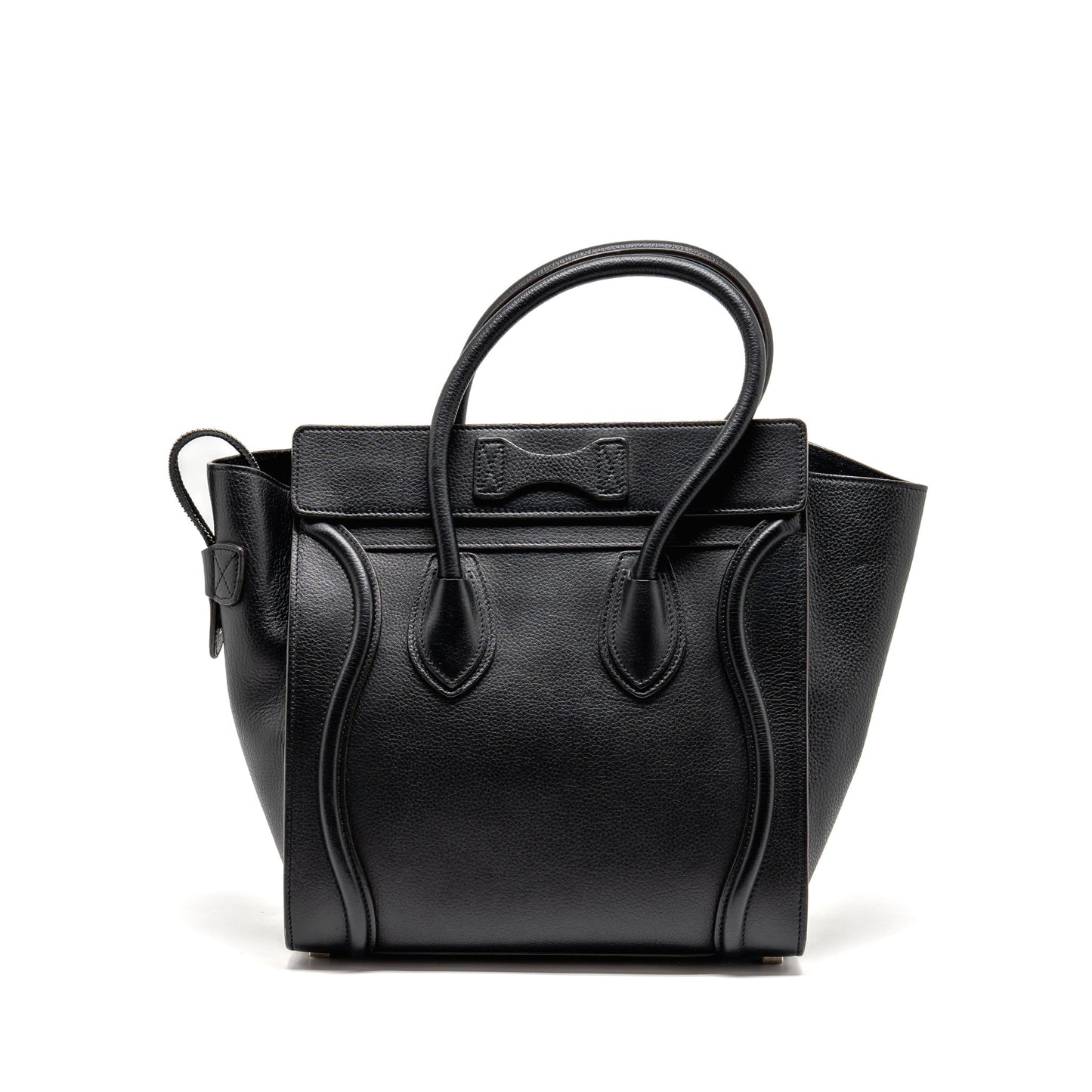 Celine Micro Luggage Purse Calfskin Black
