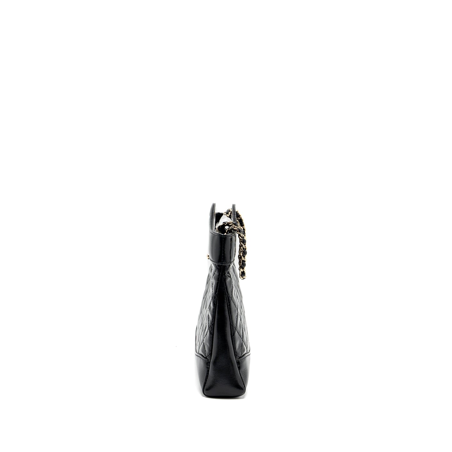 Chanel 23C mini 31 bag shiny calfskin black L (microchip)