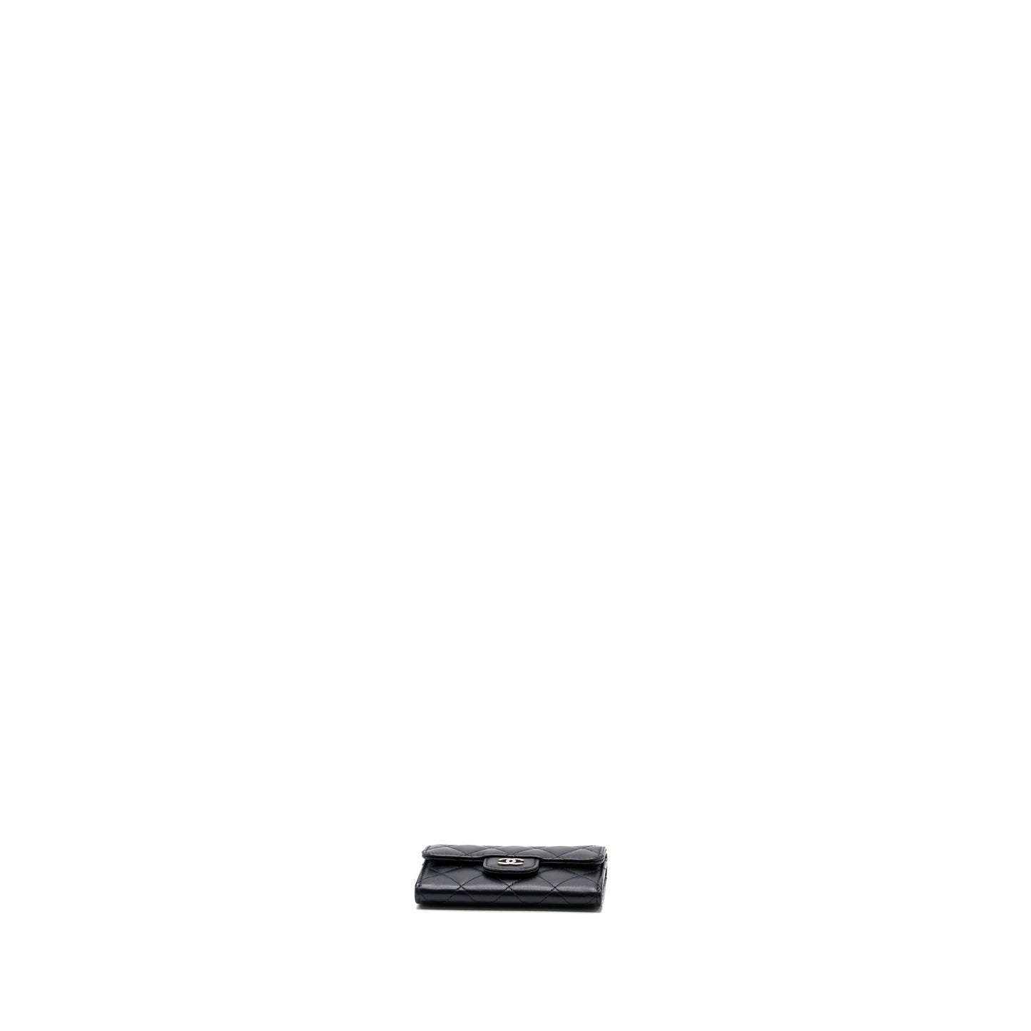 Chanel Classic flap card holder lambskin Black