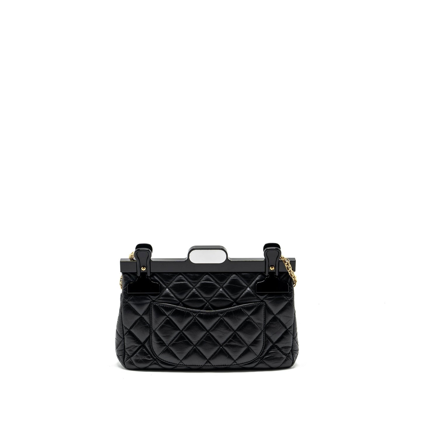 Chanel Hanger Reissue Flap Bag Limited Edition Aged Calfskin Black