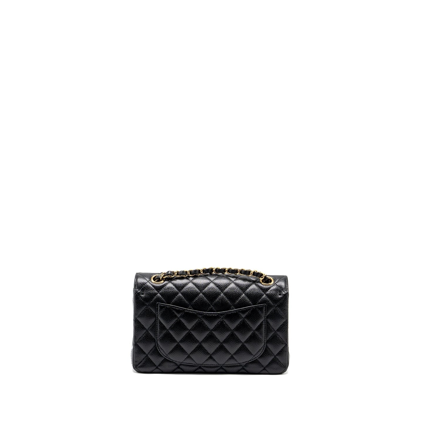 Chanel Small classic double flap bag caviar black