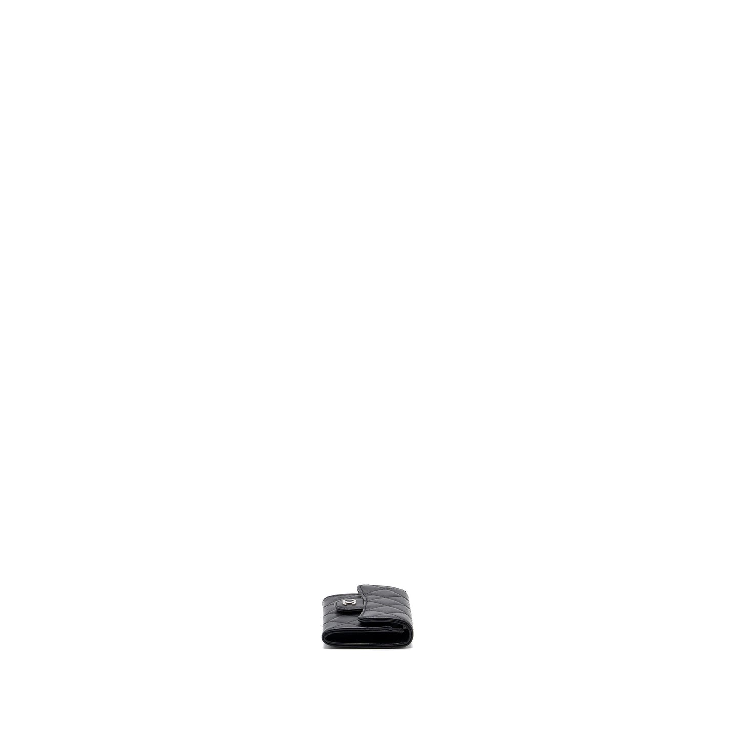 Chanel Classic flap card holder lambskin Black