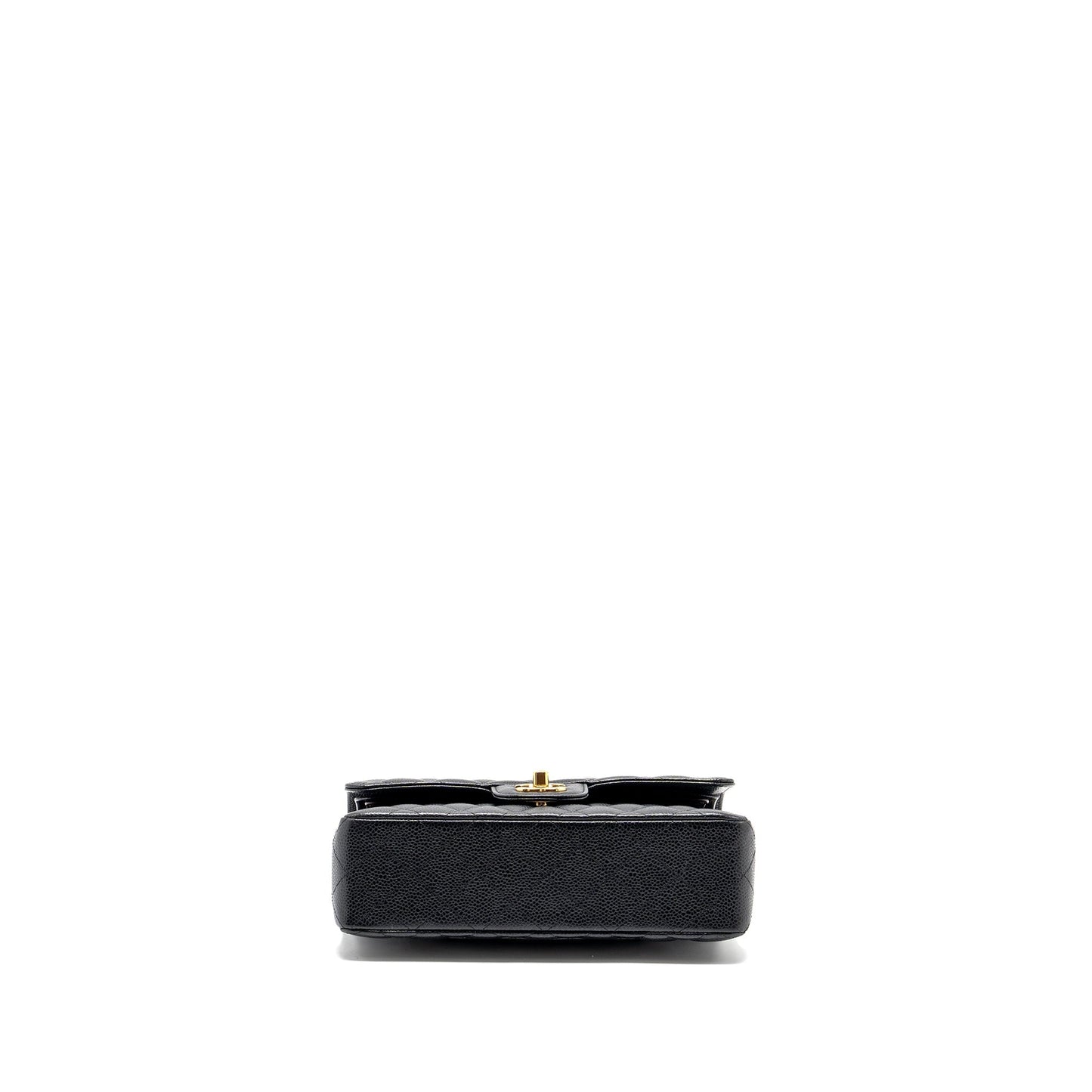 Chanel Small classic double flap bag caviar black
