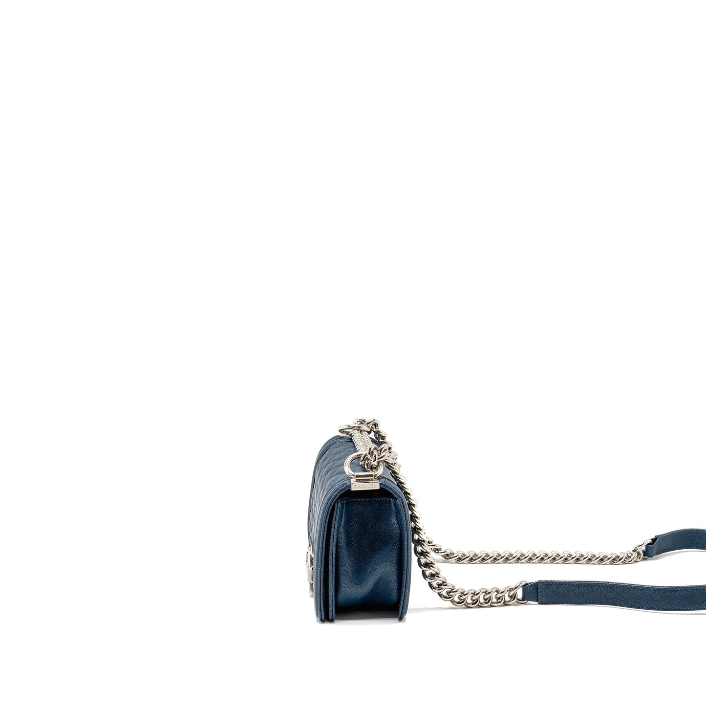 Chanel Small Boy Bag Caviar Navy