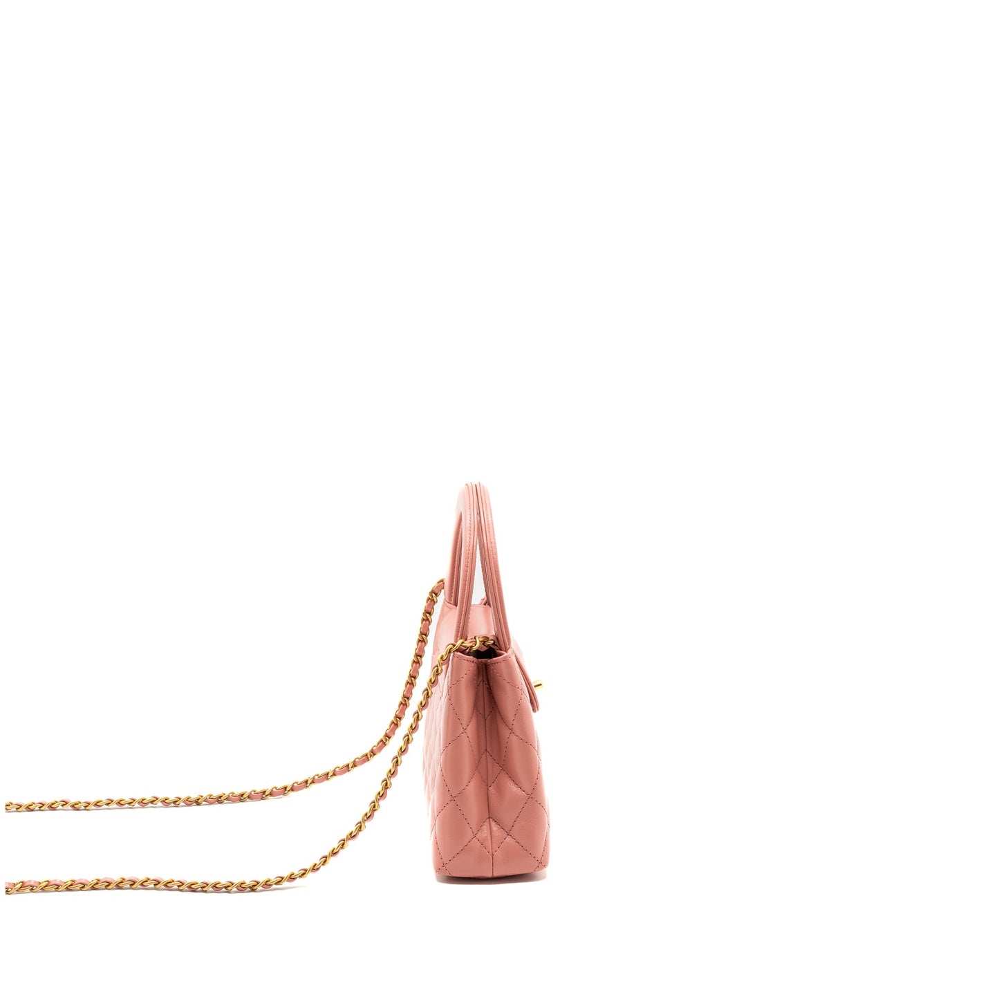 Chanel 23k Mini Shopping Tote Calfskin Pink Brushed (Microchip)