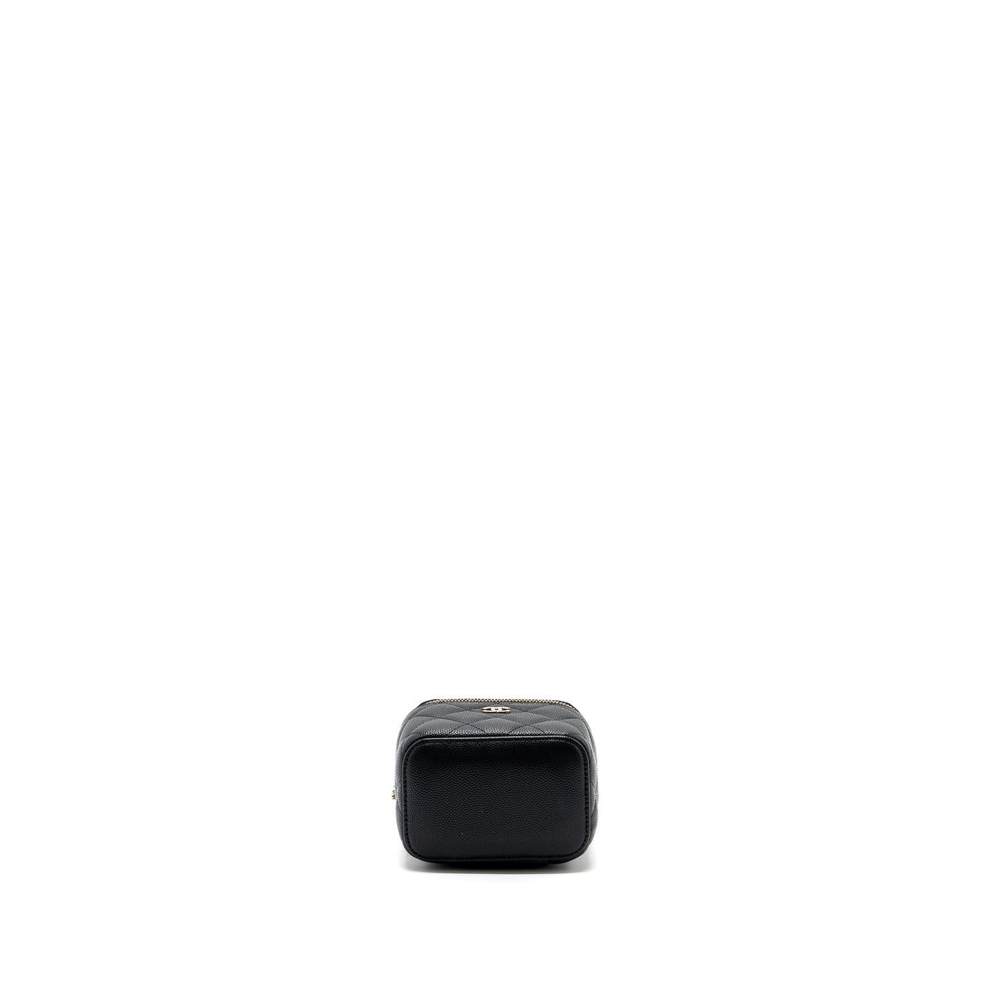 Chanel Mini Vanity Case Caviar Black L