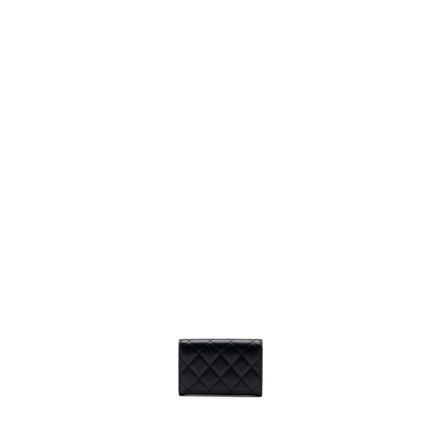 Chanel Classic flap card holder lambskin Black