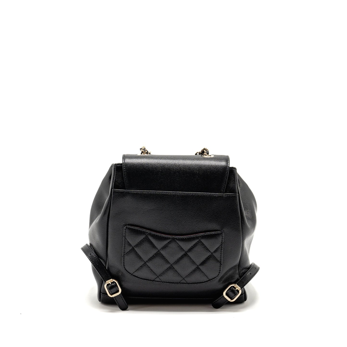 Chanel Affinity Backpack Caviar Black L (Microchip)
