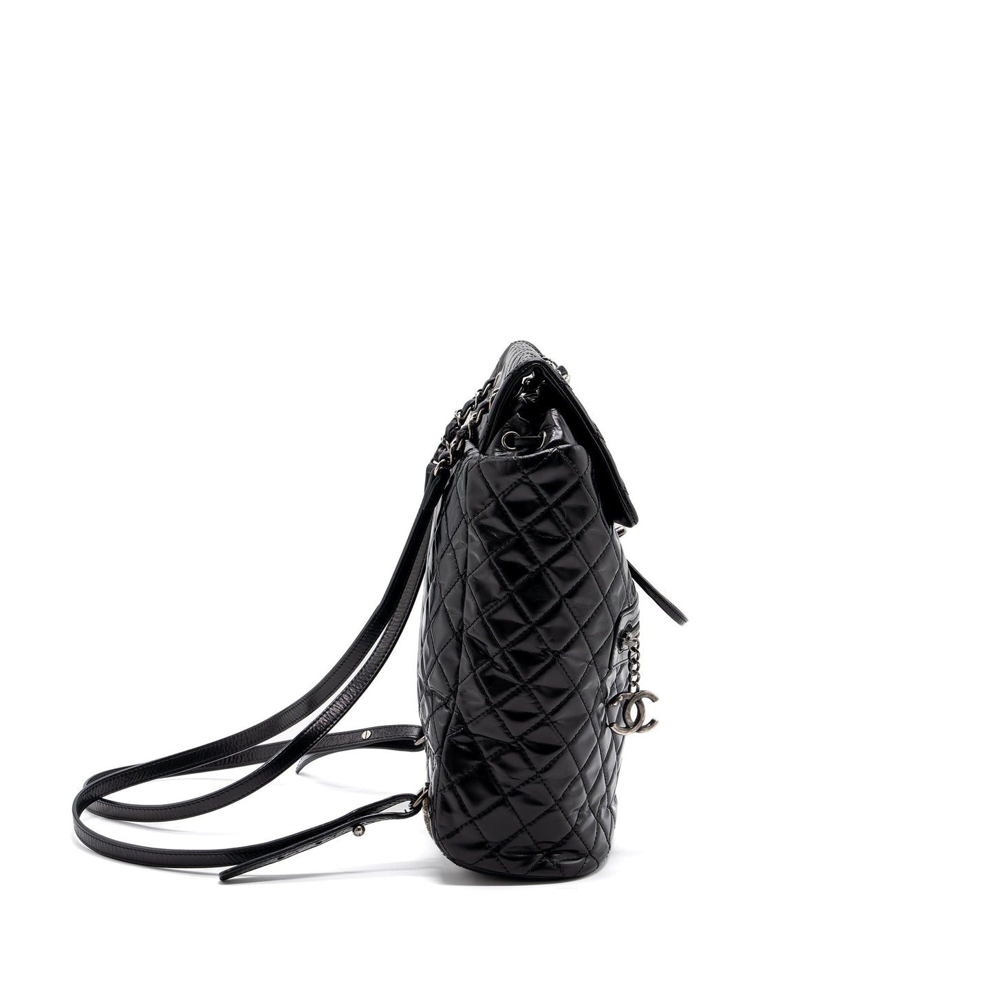 CHANEL Large QUILTED Mountain  BACKPACK CALFSKIN BLACK