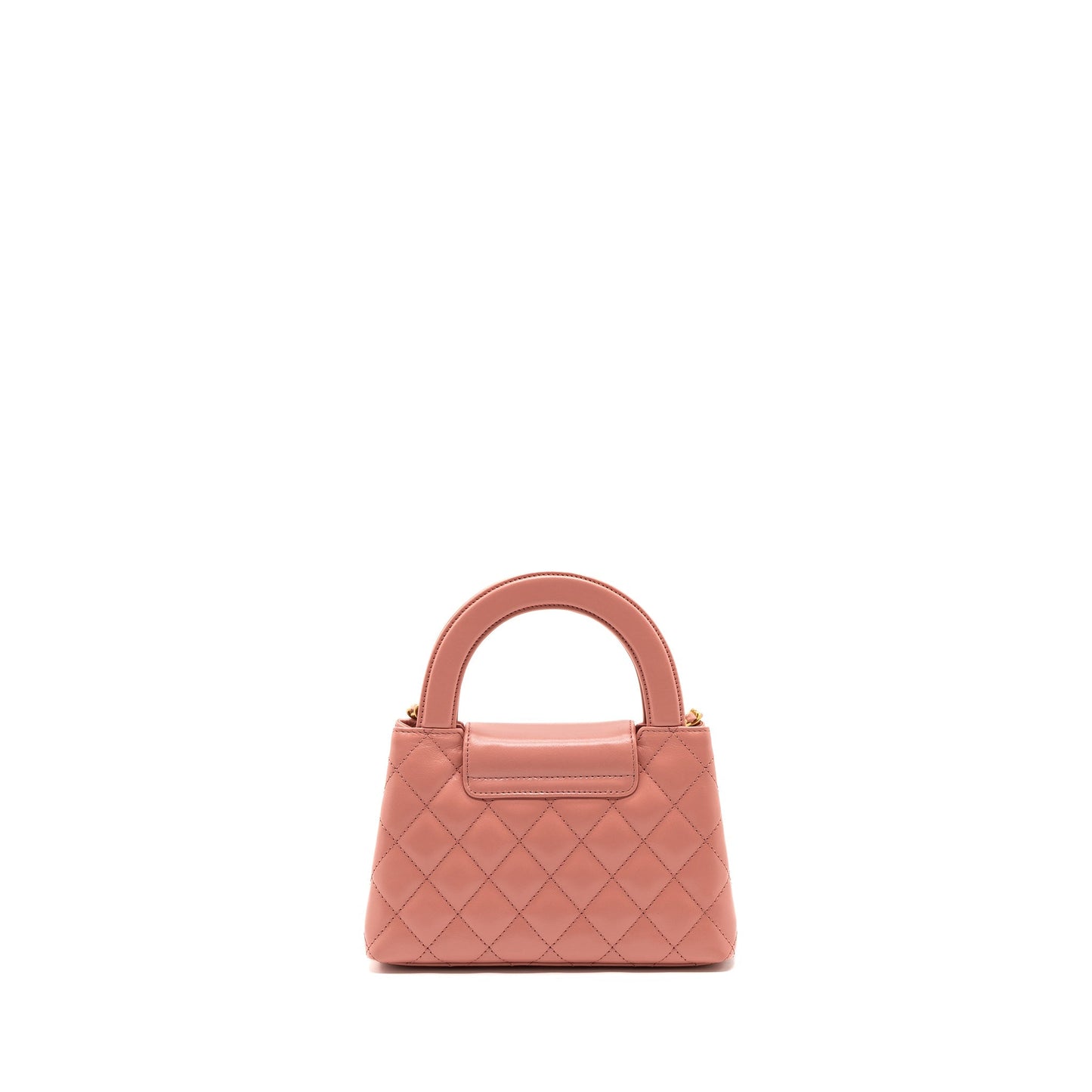 Chanel 23k Mini Shopping Tote Calfskin Pink Brushed (Microchip)